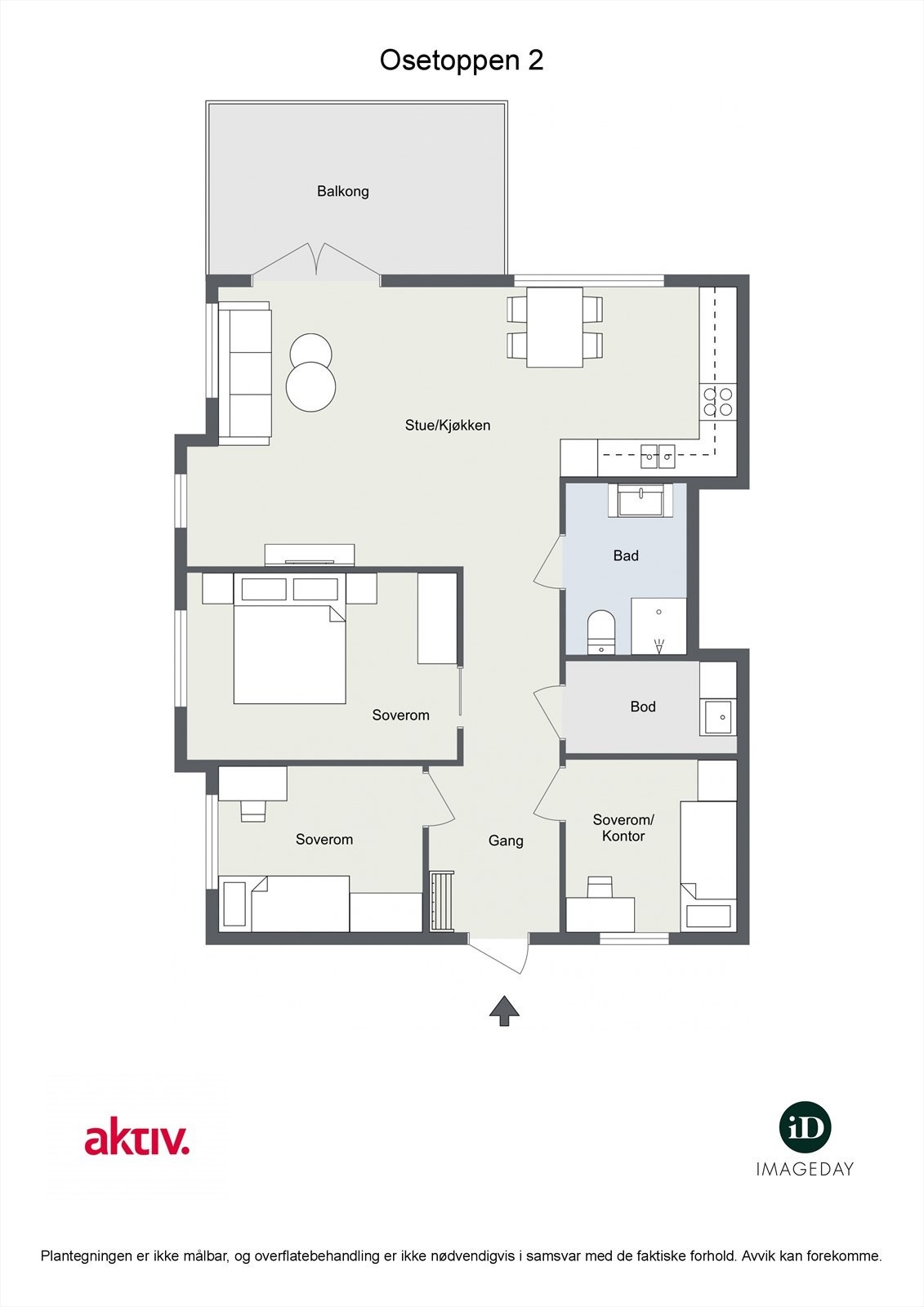 Planskisse Galleribilde