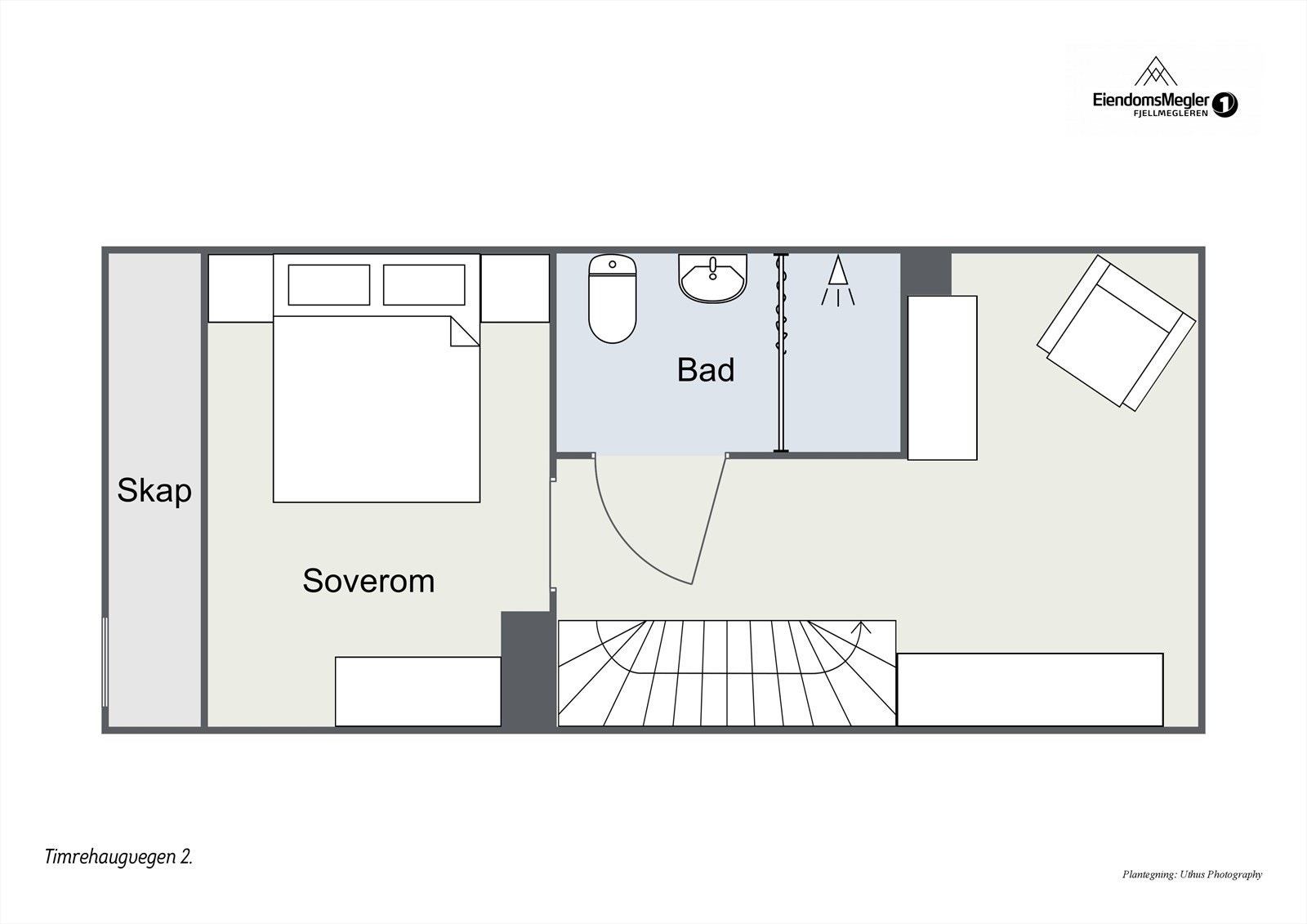 Plantegning 3. etg. Galleribilde