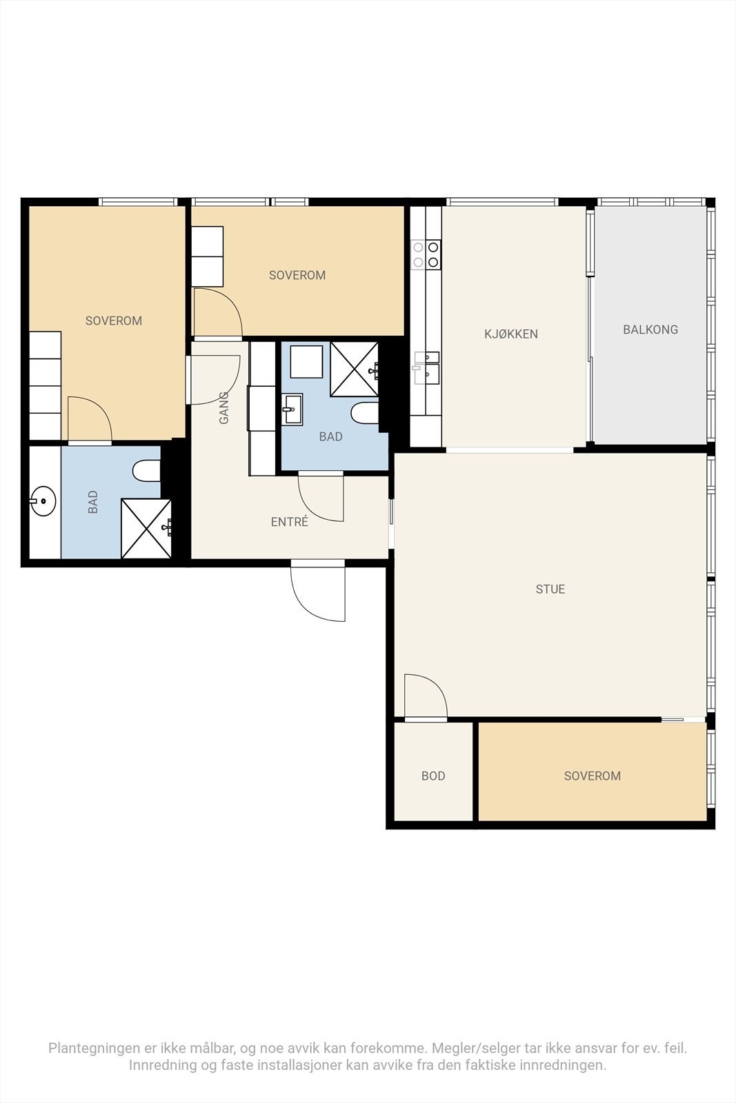 Plantegning - Sjøgata 29, H0302 Galleribilde