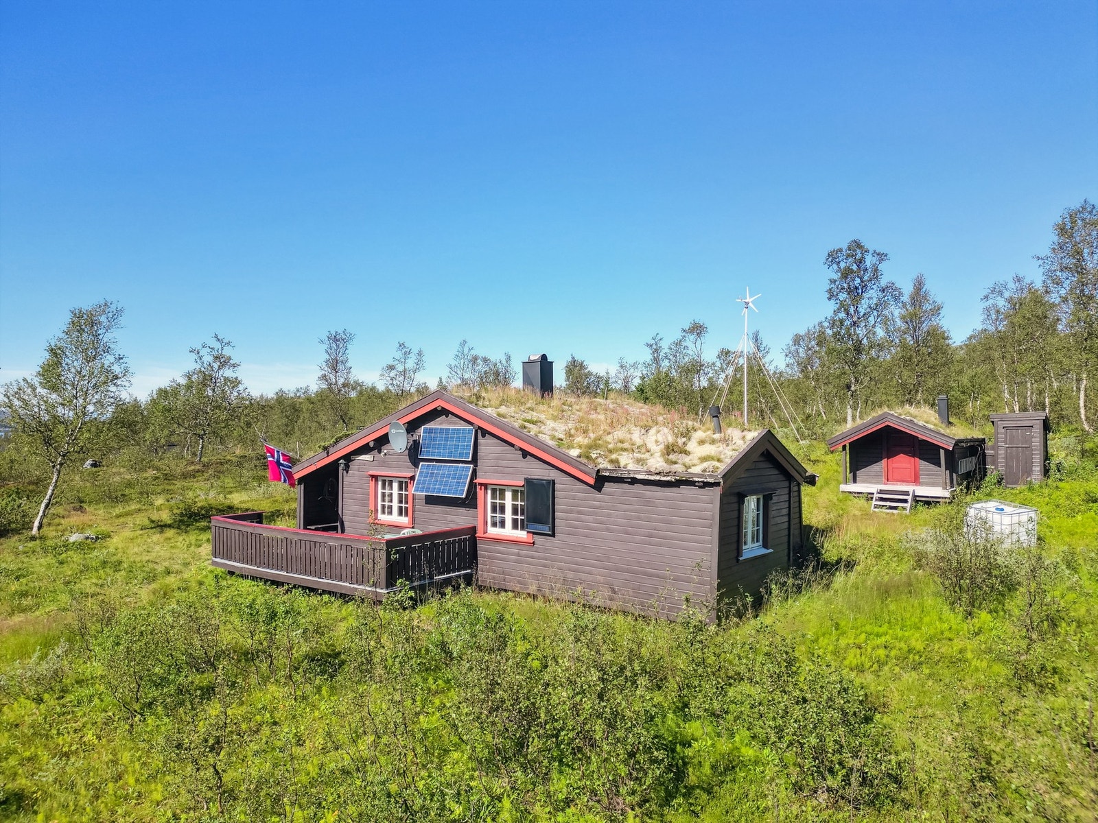 Koselig fjellhytte med uthus Galleribilde