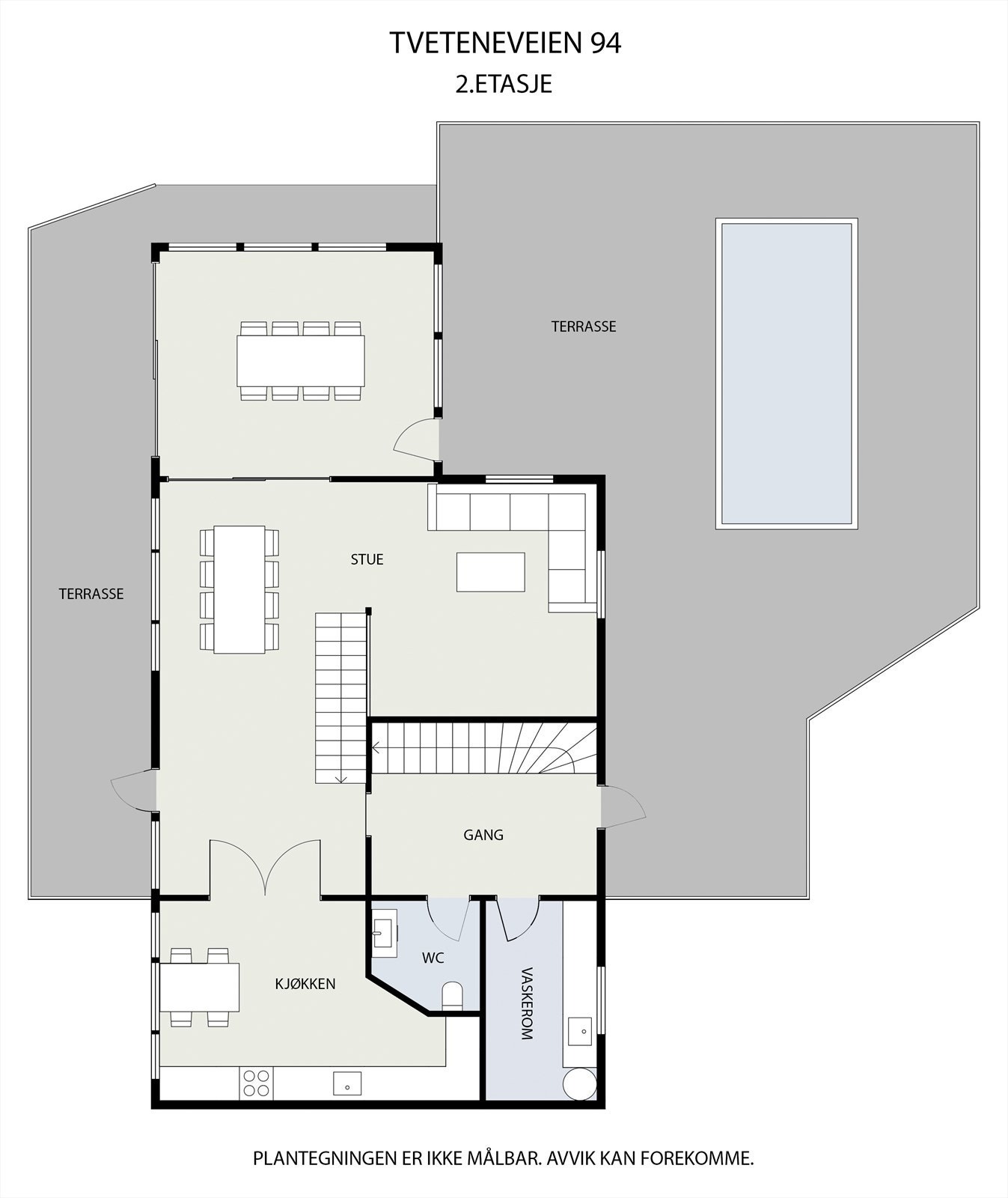 Plantegning 1.etg. Galleribilde