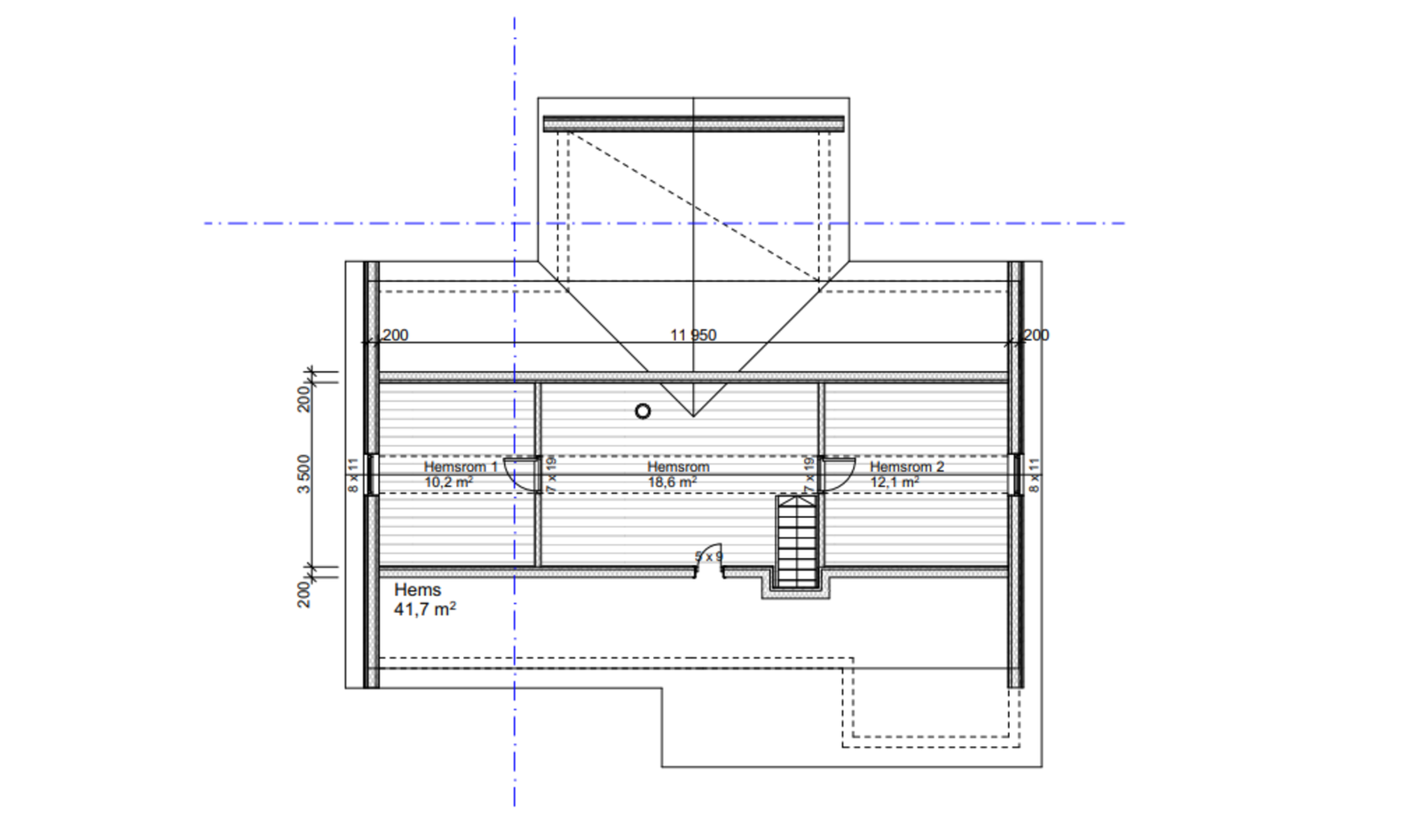 Plantegning hems Rondablikk 100 Galleribilde