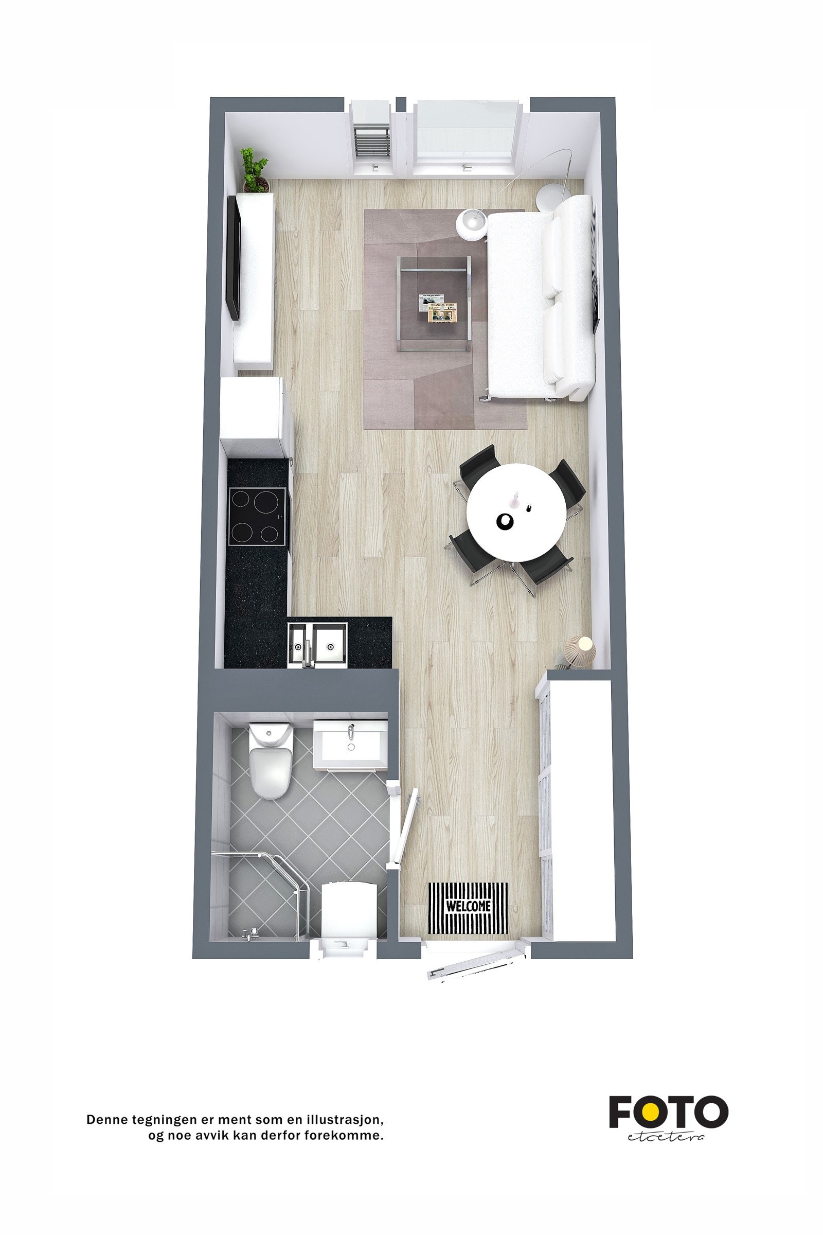 Plantegning. Galleribilde