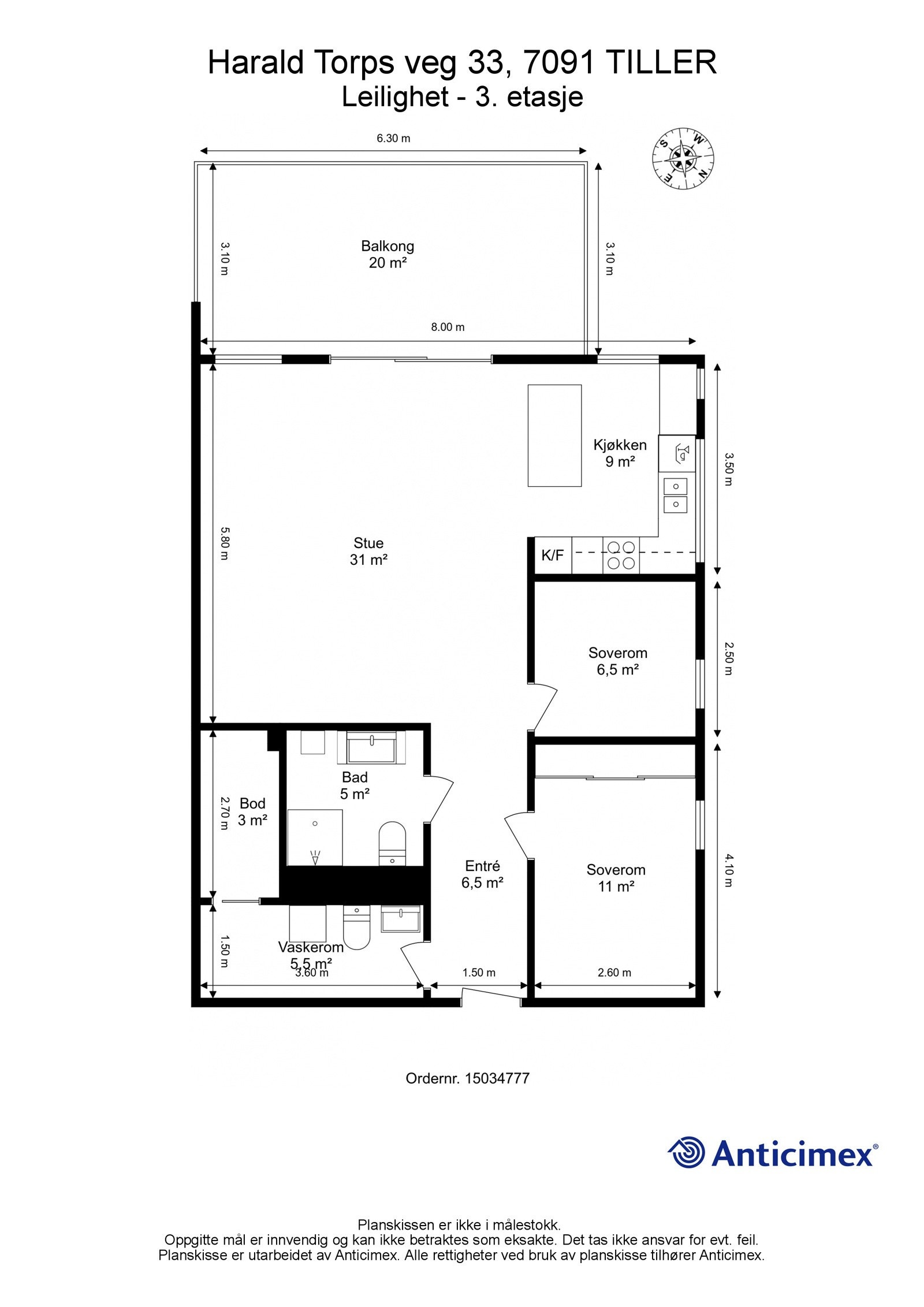 Plantegning Galleribilde