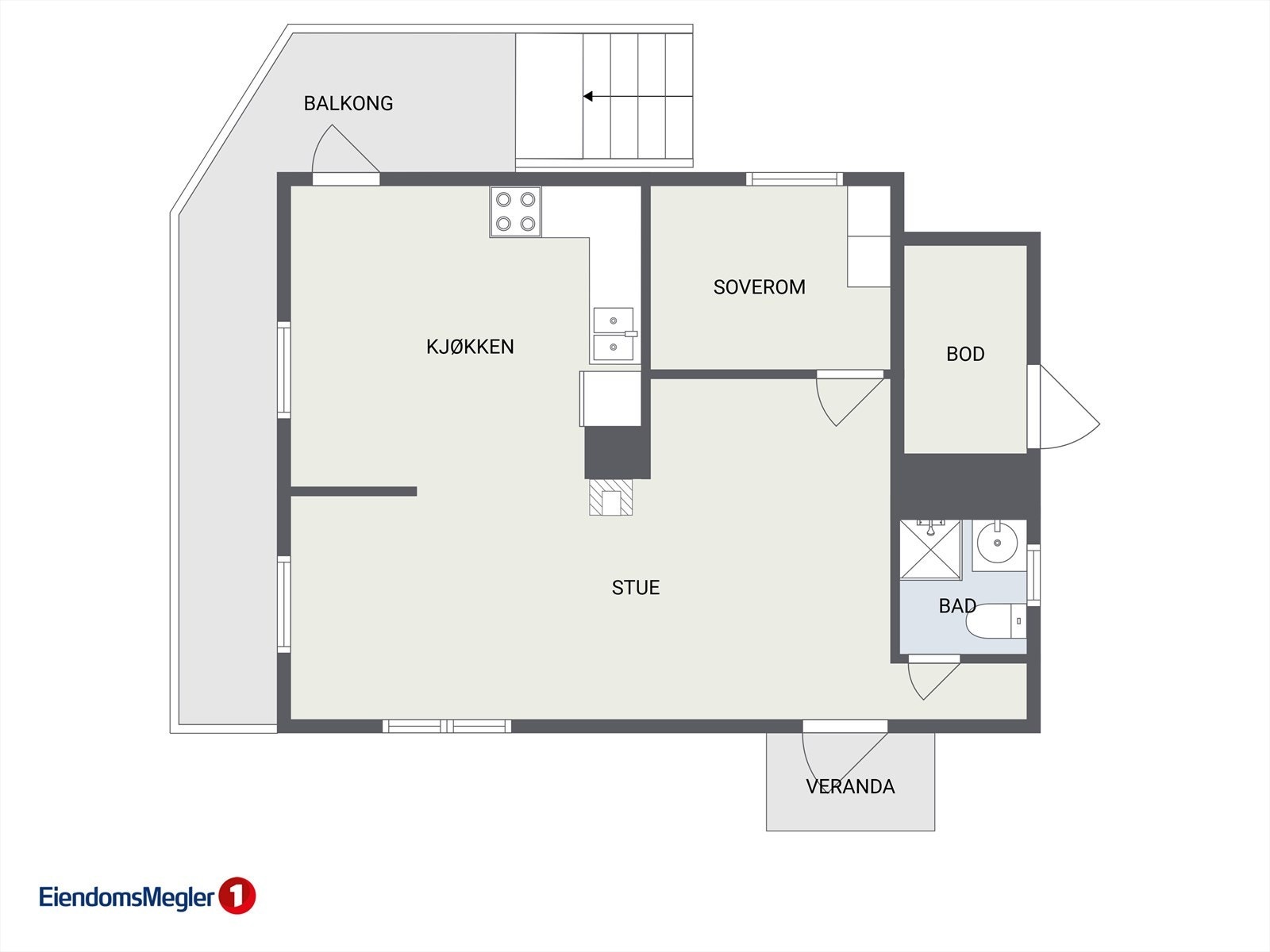Planløsning. Galleribilde