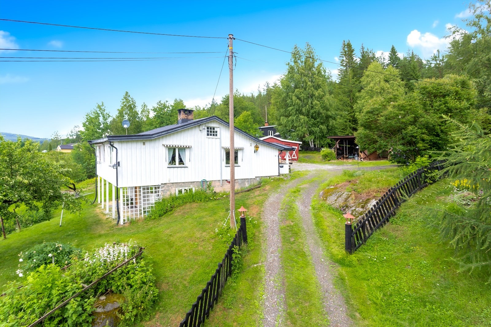 Oppkjøringen til huset. Galleribilde