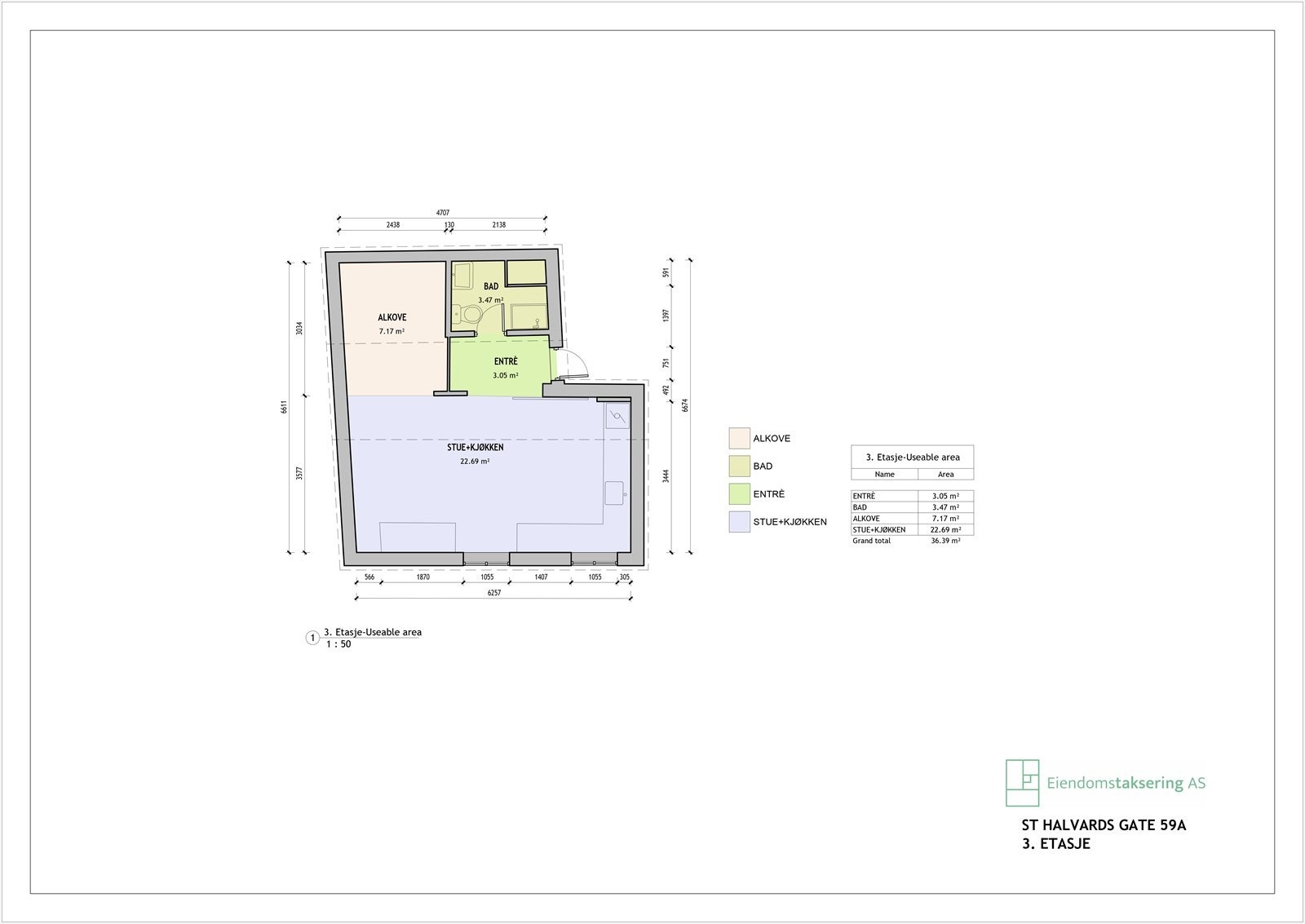 Plantegning Galleribilde
