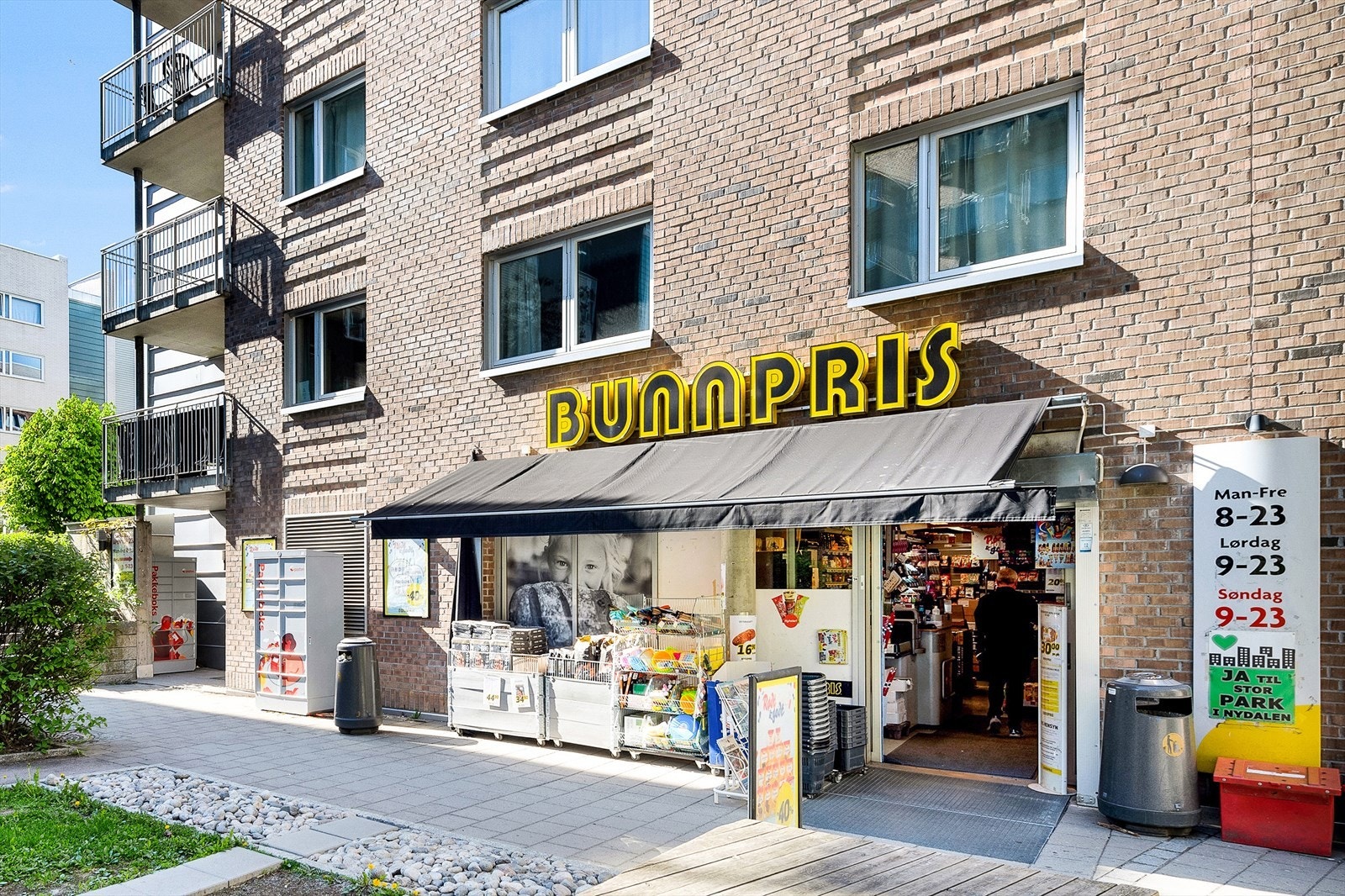 Bunnpris ligger like ved leiligheten Galleribilde