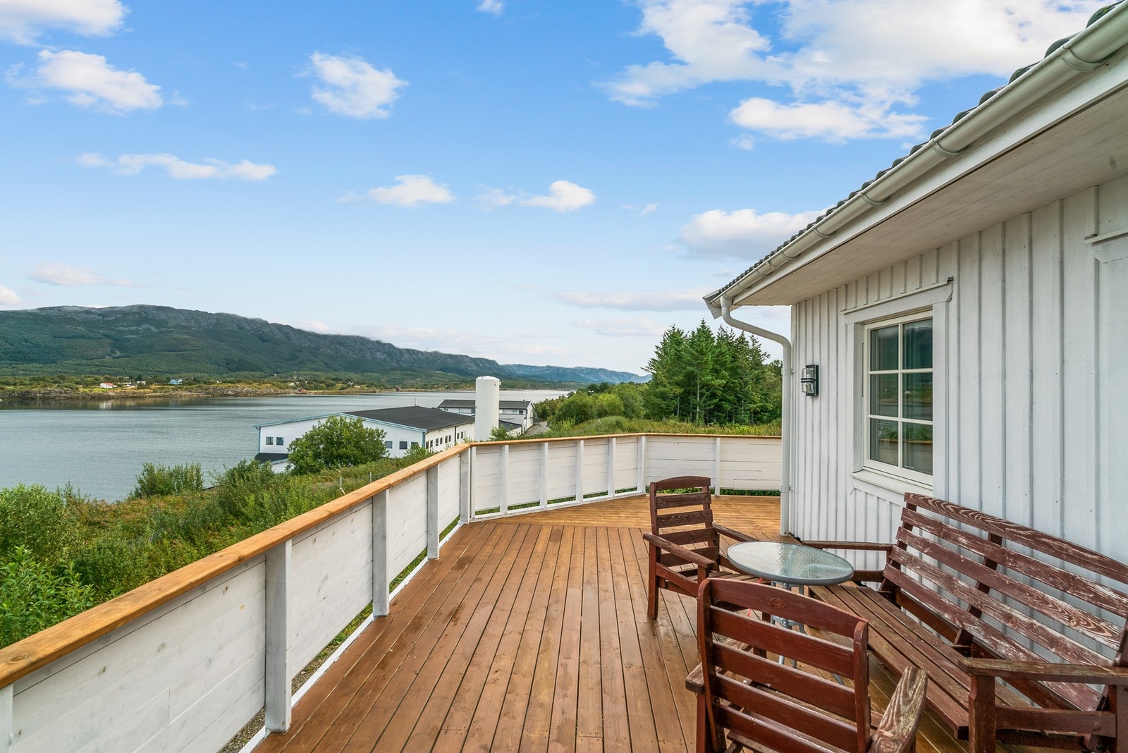 Utsikten vendt innover Meisfjorden Galleribilde