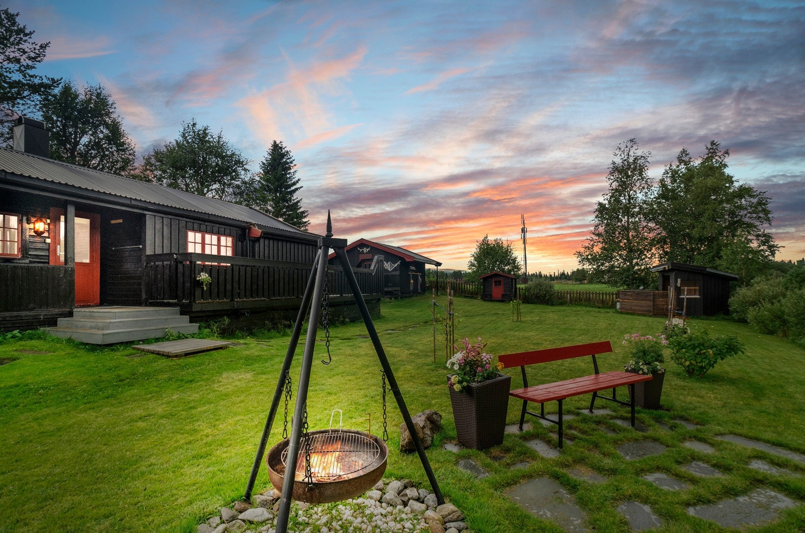 Idyllisk eiendom Galleribilde