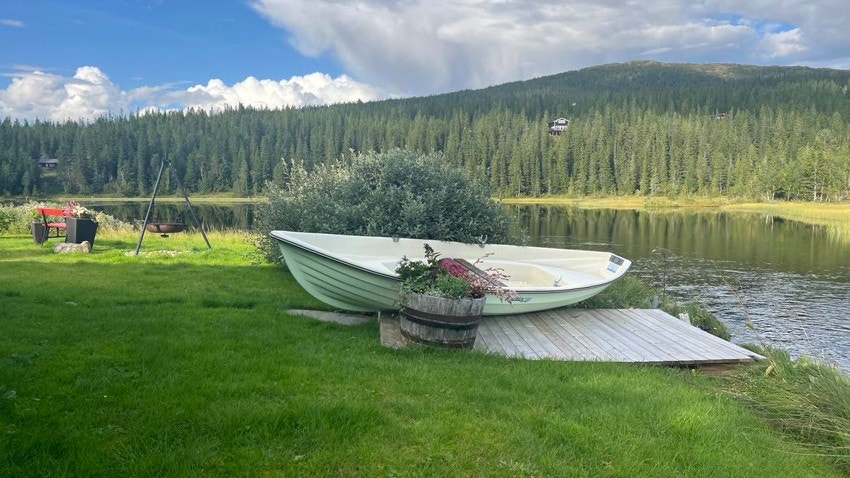 Her ligger båten klar for en rotur. Galleribilde