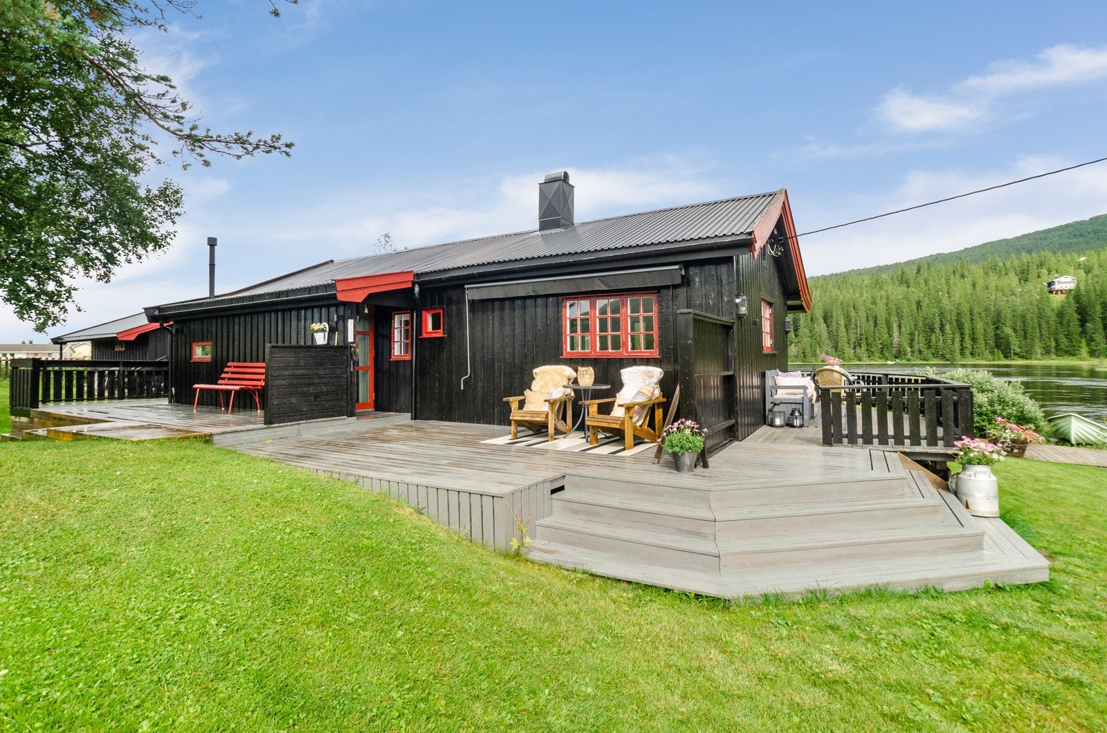 Flott hytte med moderne og smakfulle løsninger. Galleribilde