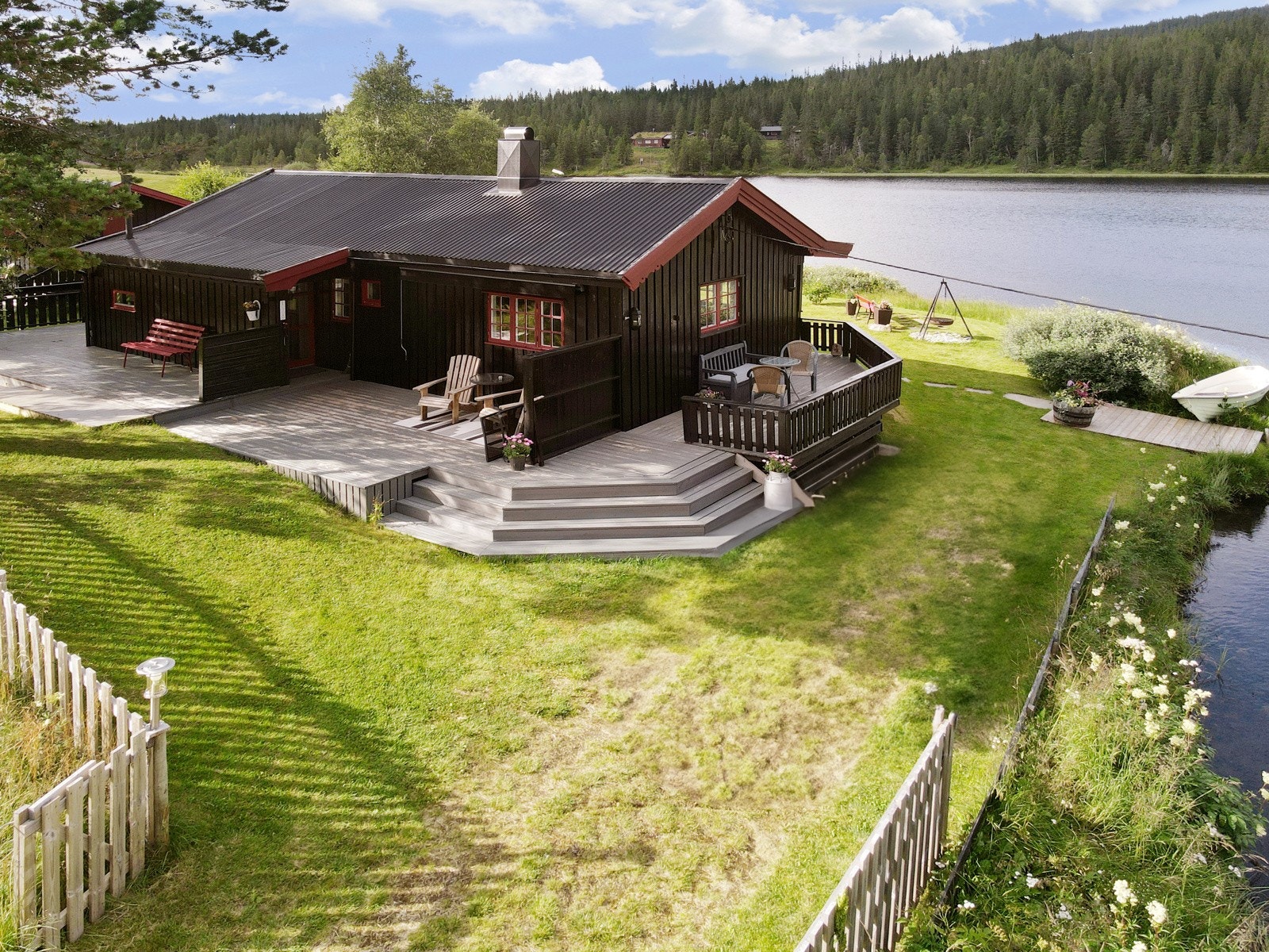 Nydelig hytte. Galleribilde