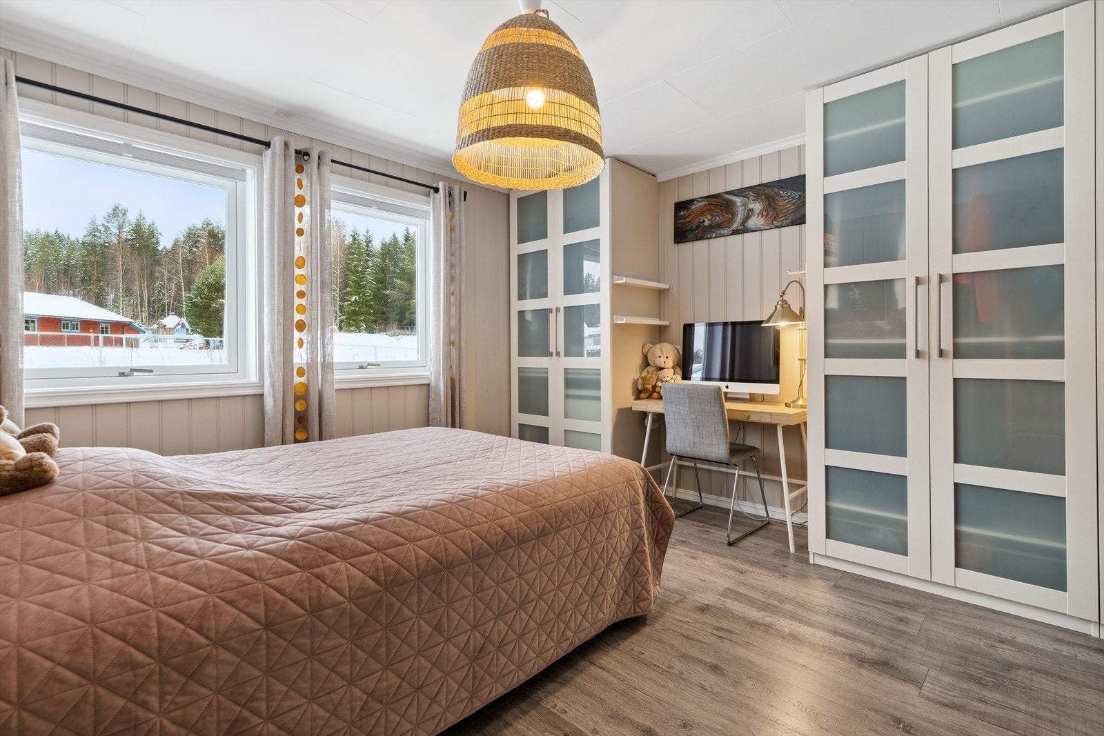 Alle soverommene har lyse og moderne overflater. Galleribilde