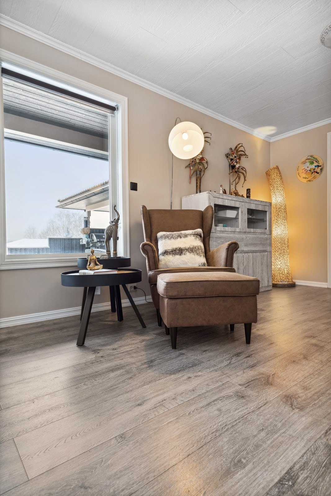 Godstolen er plassert slik at enda en sone blir til. Galleribilde