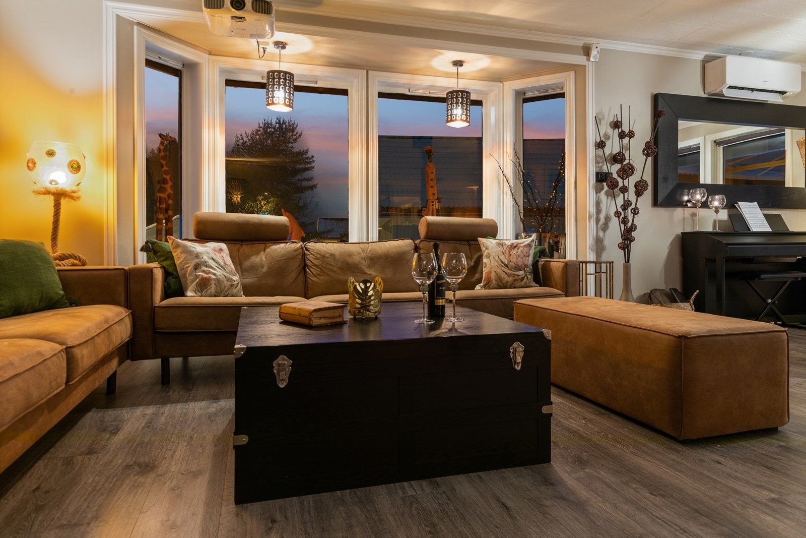 Et fristende sted å sette seg ned etter en lang dag og nyte kvelden. Galleribilde