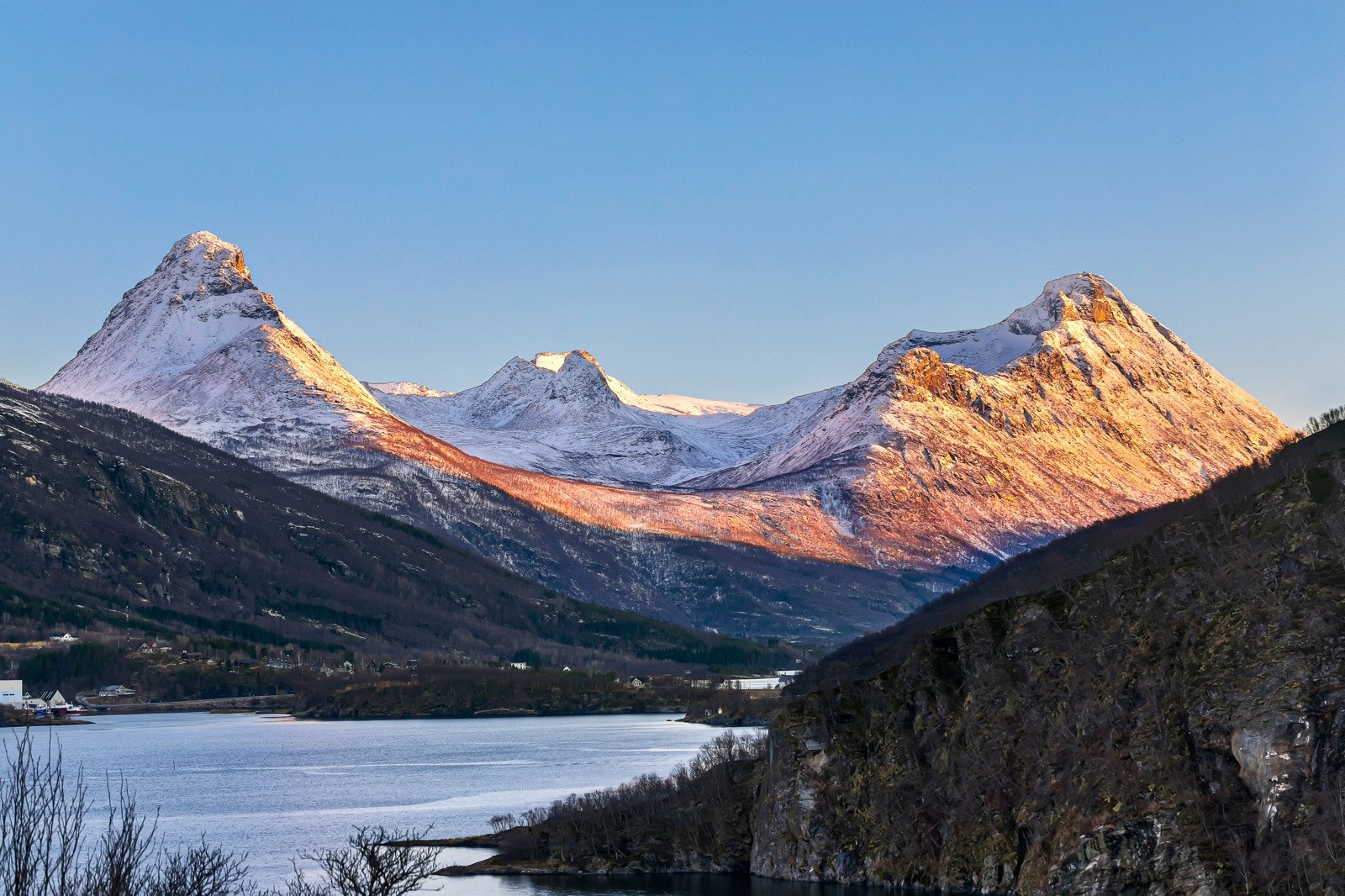 Flott utsikt fra eiendommen. Galleribilde