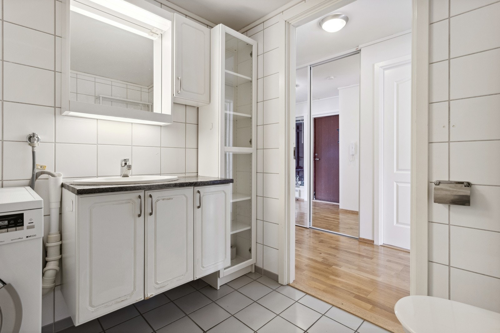 Flislagt bad/wc med gulvvarme. Galleribilde