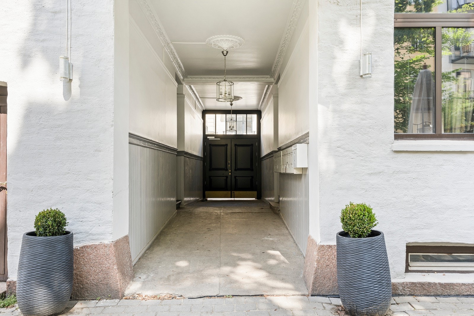 Detaljer i himling i portrommet. Galleribilde