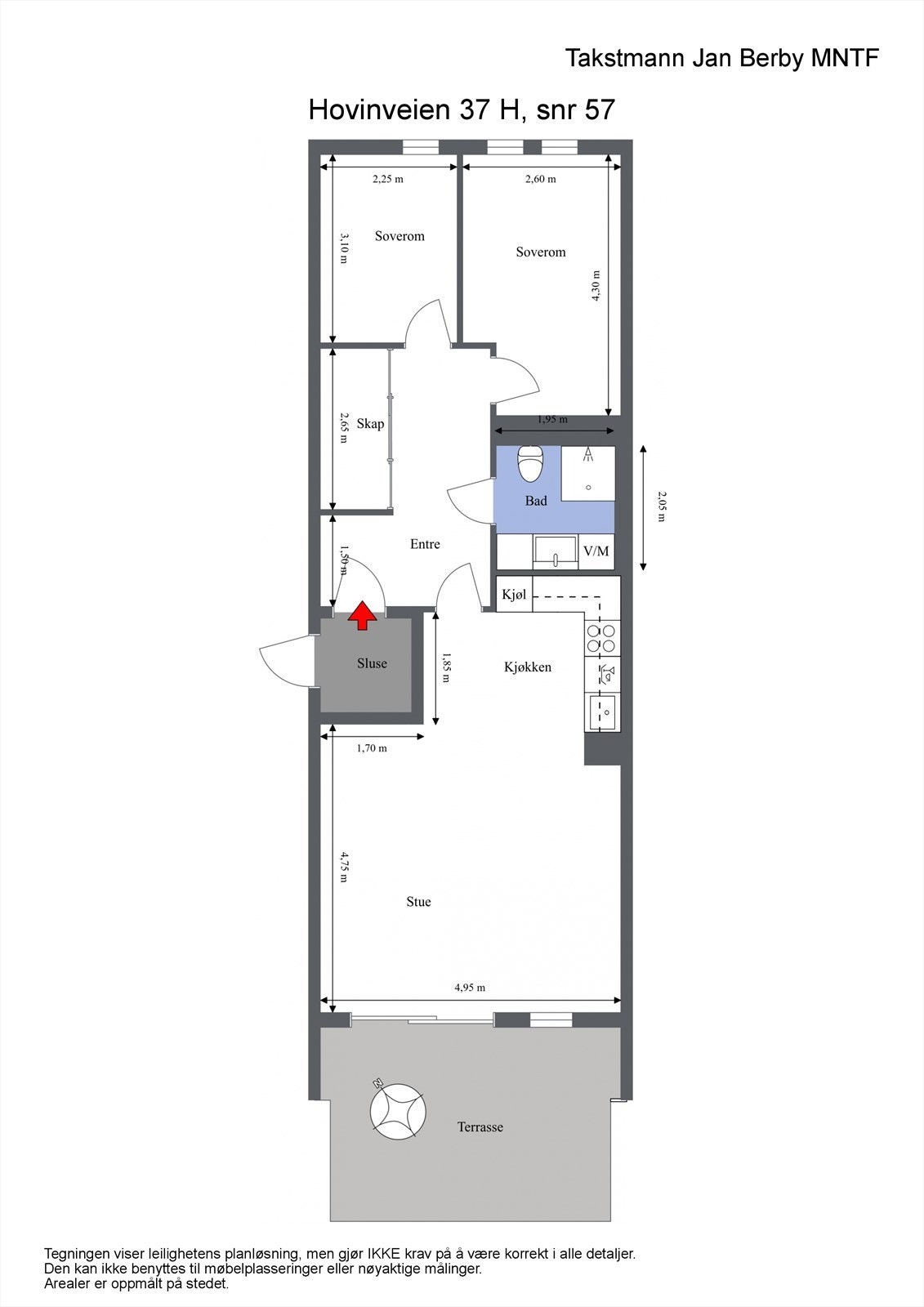 Plantegning Galleribilde