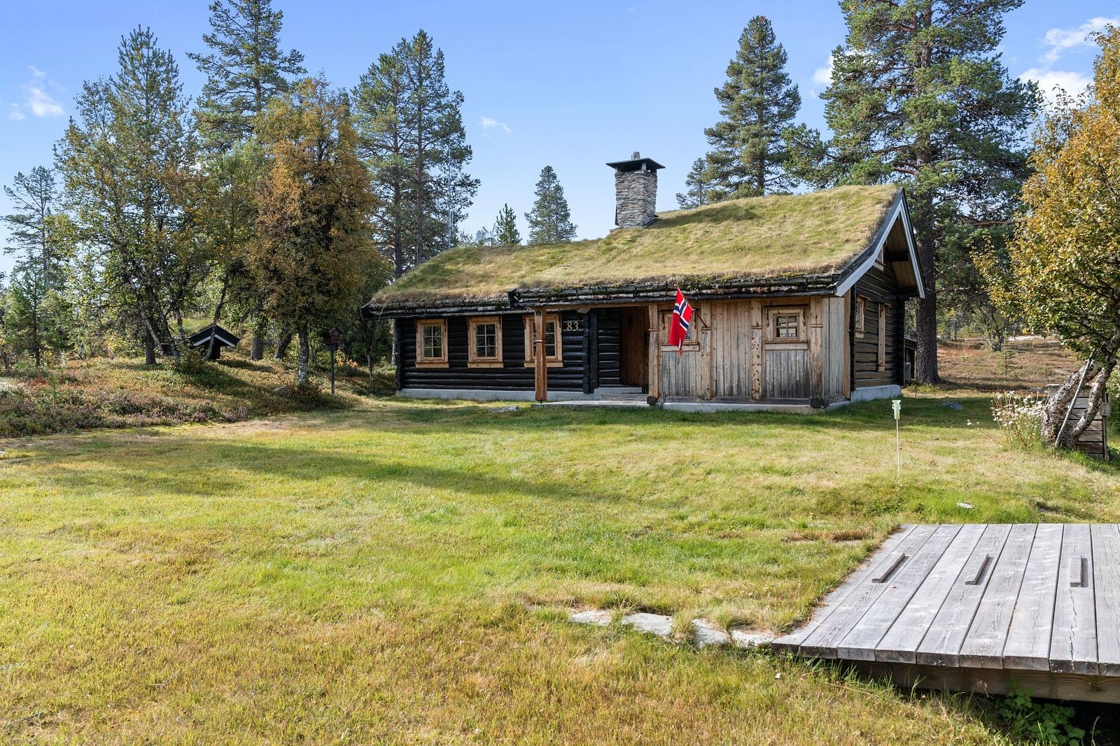 Koselig, solrikt uteområde. Galleribilde