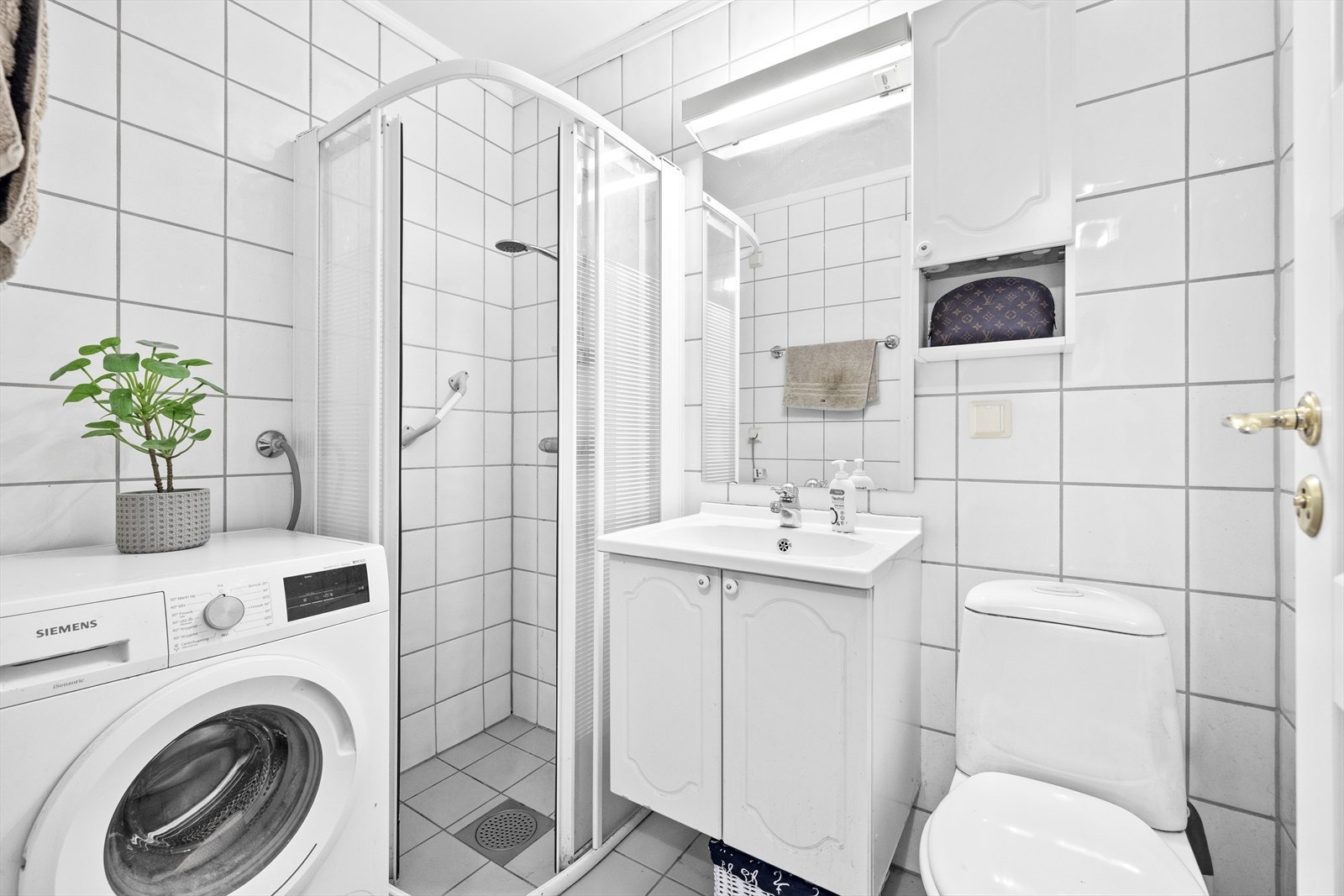 Badet har også opplegg for vaskemaskin Galleribilde