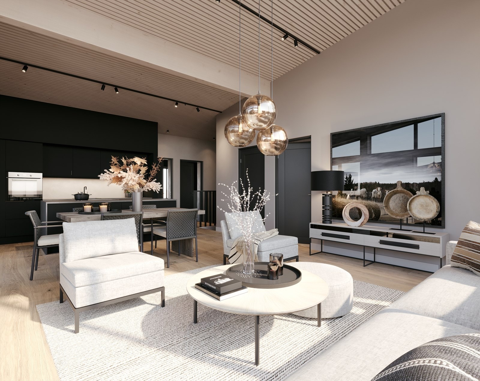 Vel mellom lys og mørk leveranse. Galleribilde