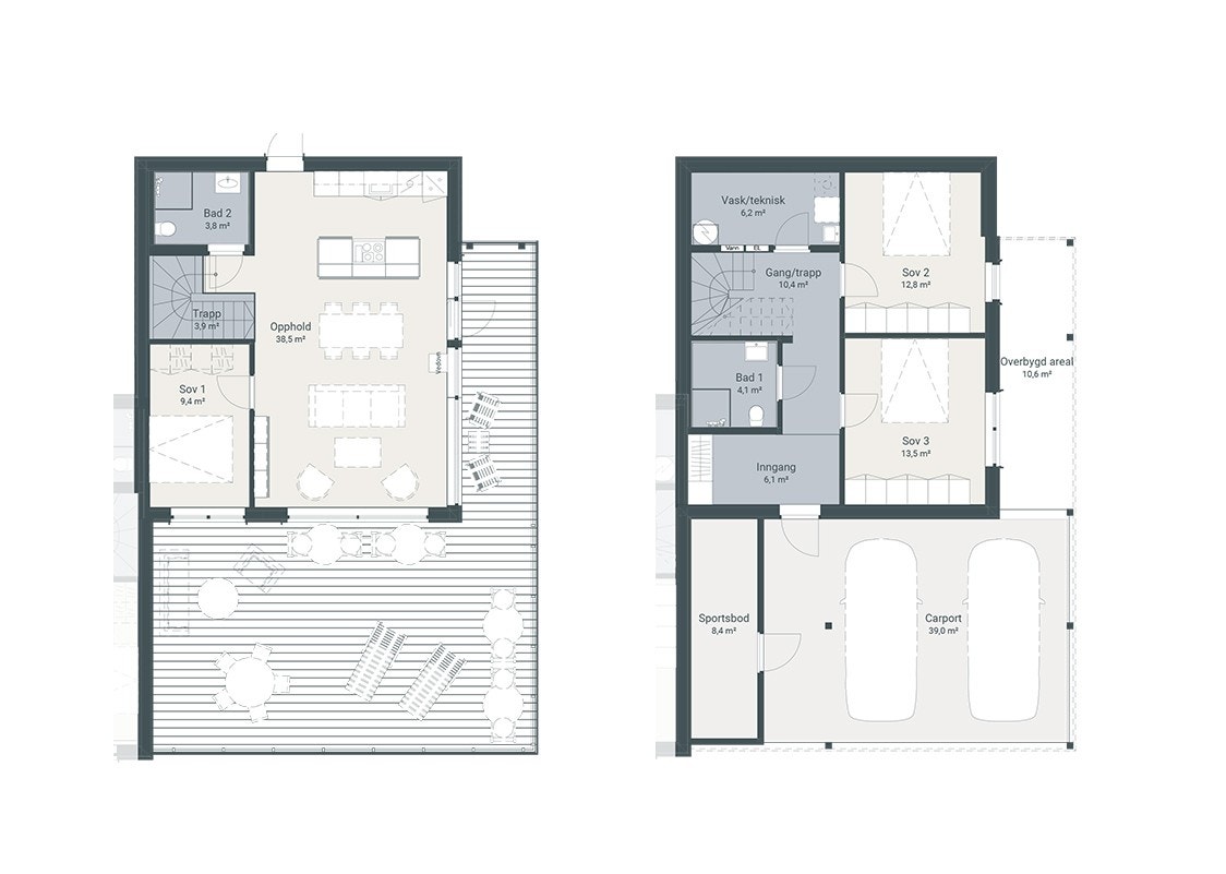 Planskisse hus O bolig 29. Galleribilde
