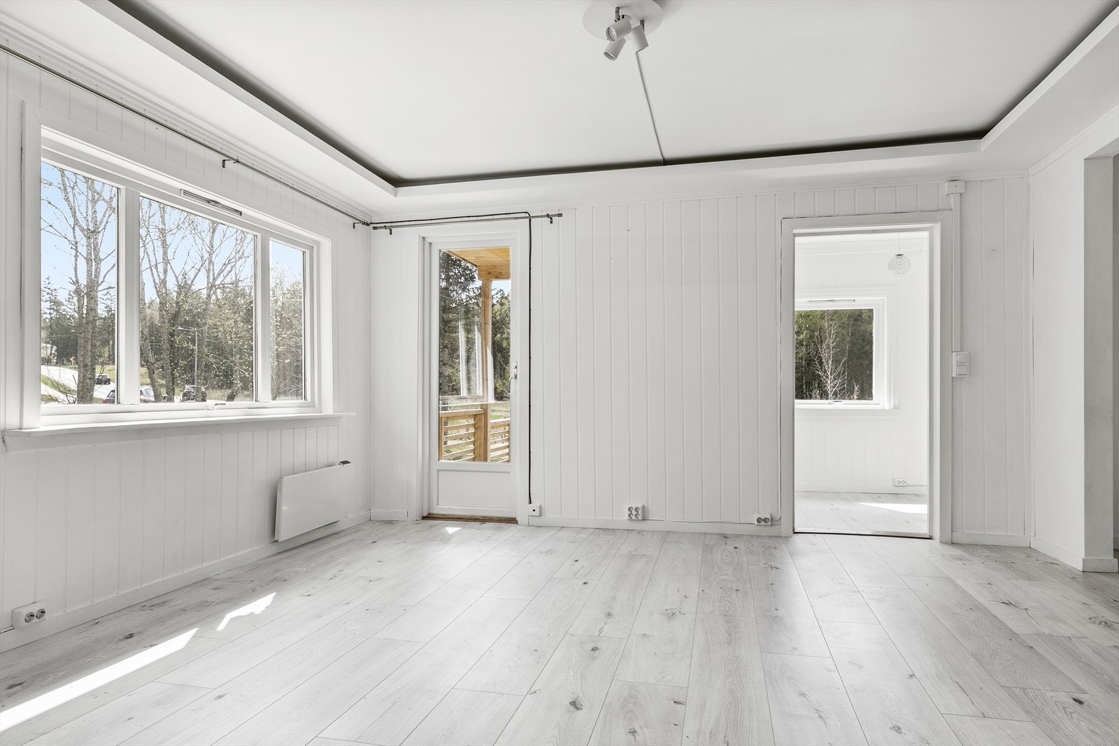 Boligen har murstenspipe men pipen er ikke intakt. Galleribilde