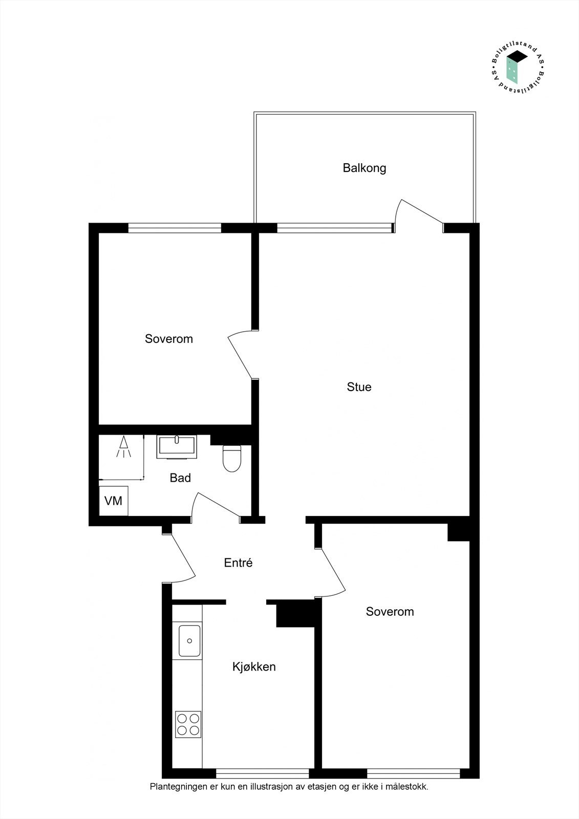 Plantegning Galleribilde