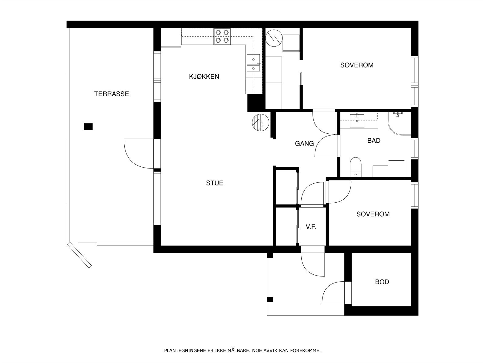 Plantegning 1.etasje. Galleribilde
