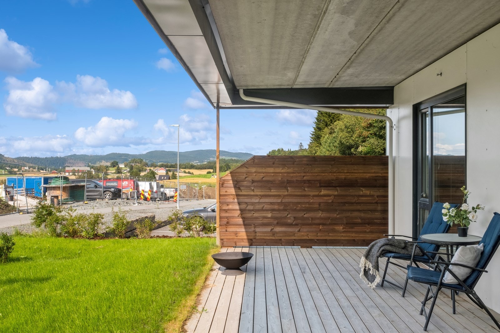 Her har man et hyggelig sted å tilbringe varme sommerdager. Galleribilde