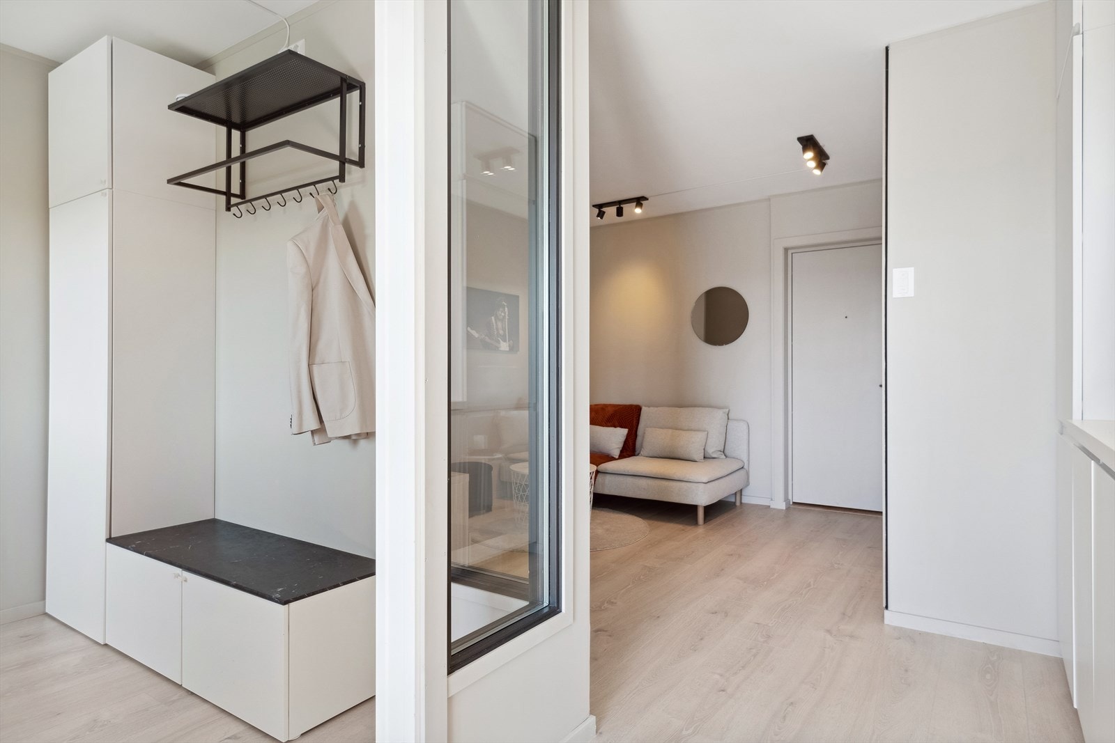 Arealeffektiv leilighet som utnytter hver kvadrat til det fulle. Galleribilde