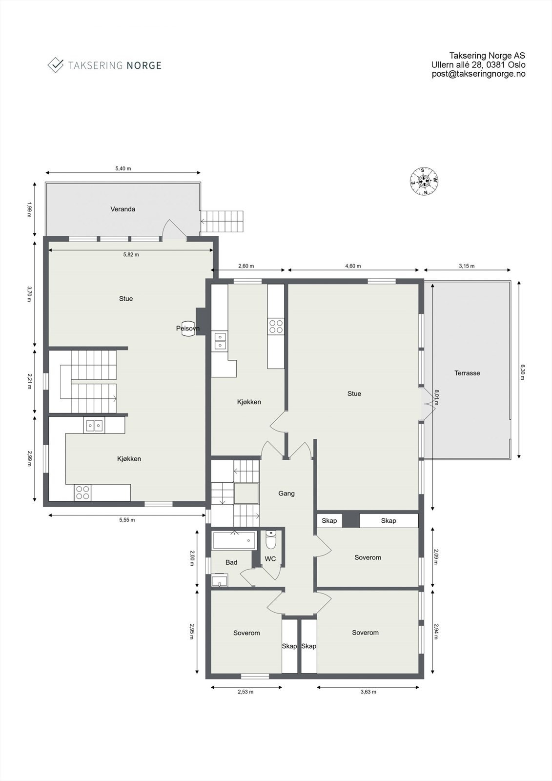 Plantegning. Galleribilde