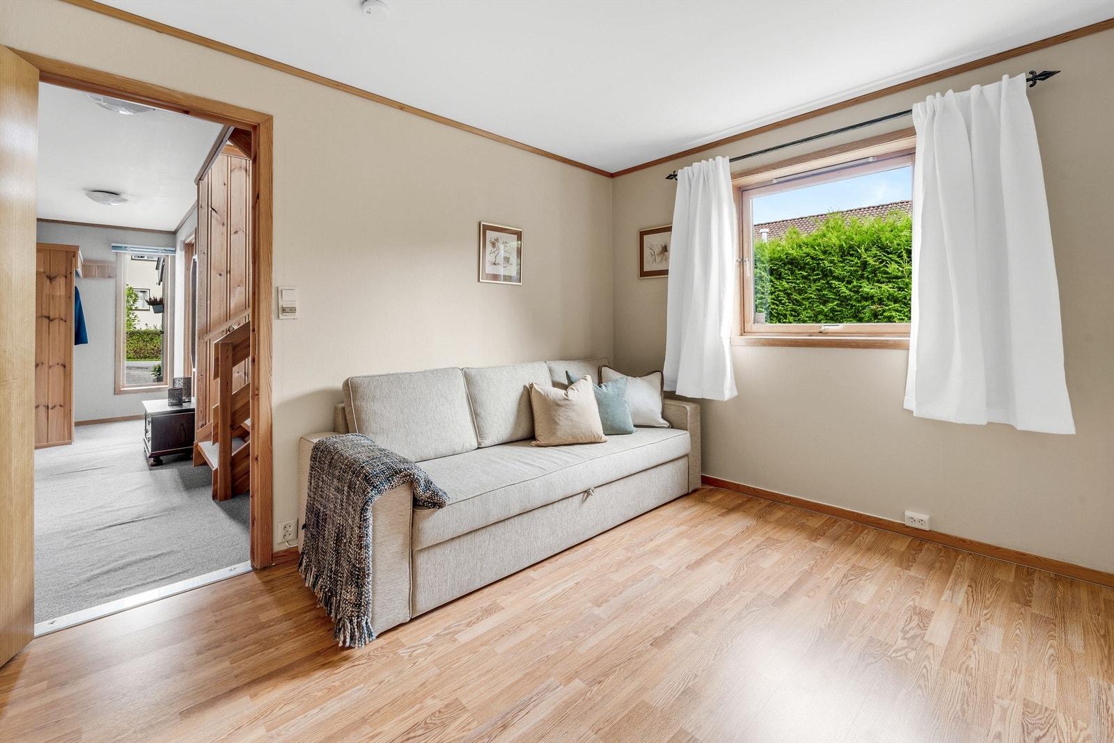 Begge soverommene ligger i underetasjen. Galleribilde