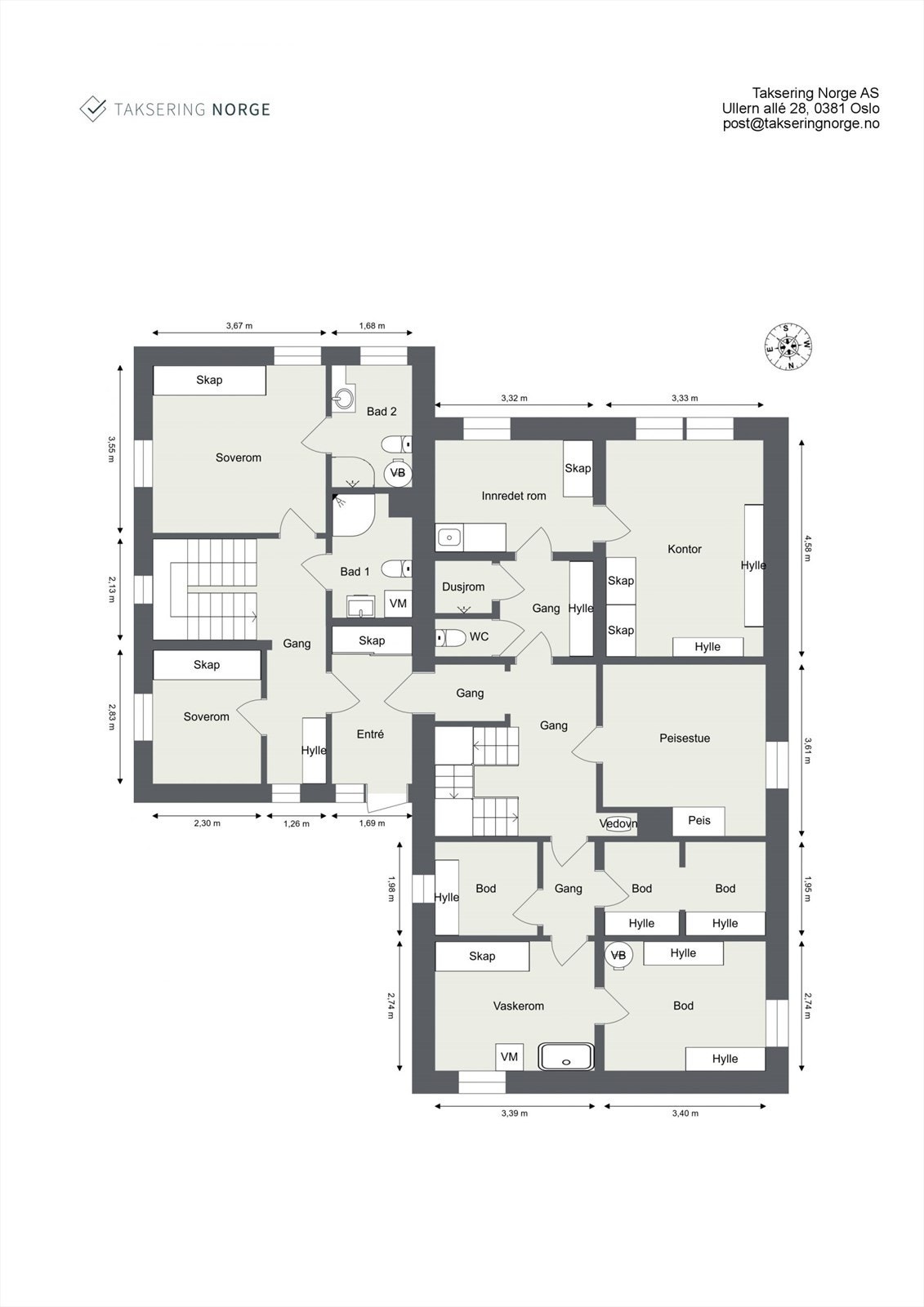 Plantegning. Galleribilde