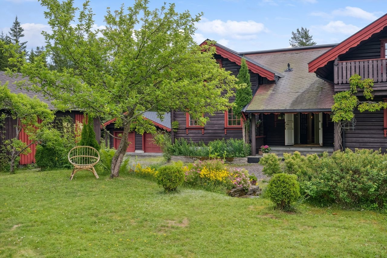 Et hyggelig inngangsparti ønsker velkommen inn Galleribilde