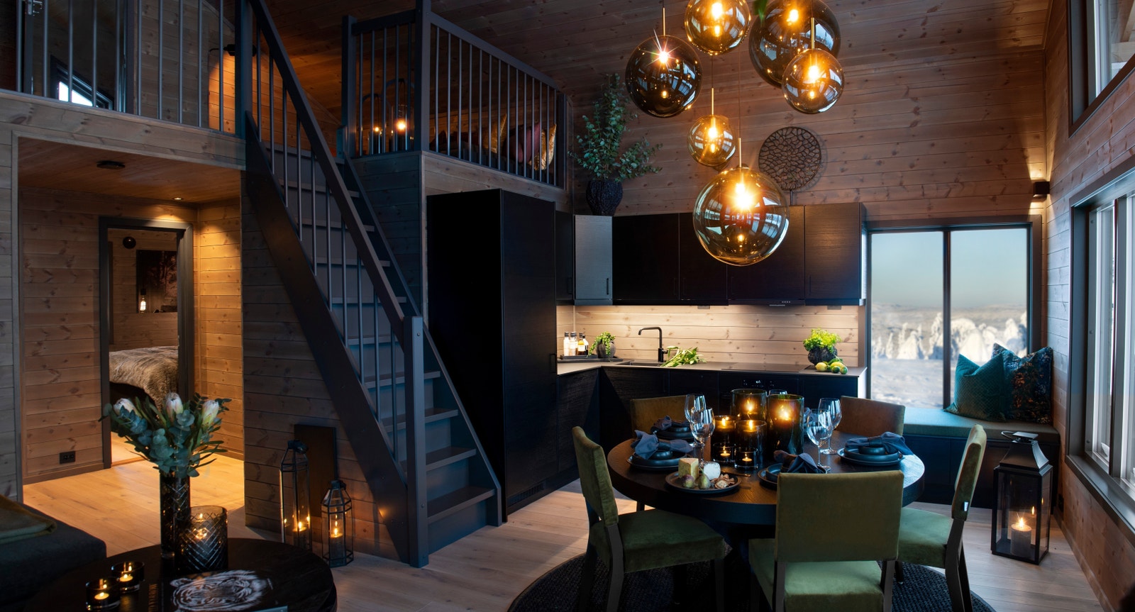 Mulighet for å kose seg etter en dag ute i Birkenriket. Galleribilde