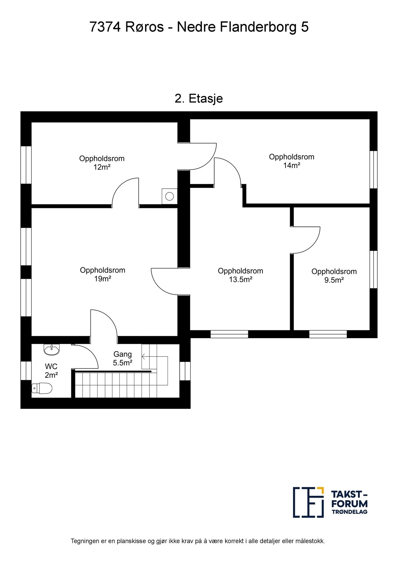 Planskisse Galleribilde