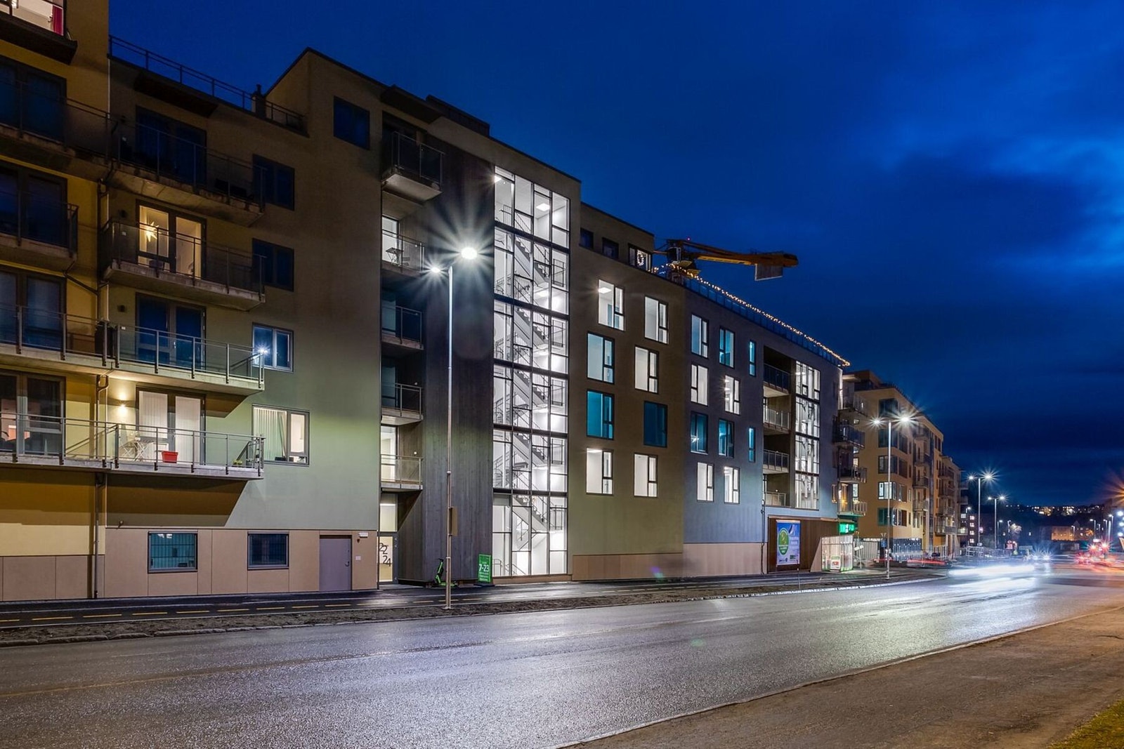 Fasade sett fra stjørdalsveien. Galleribilde