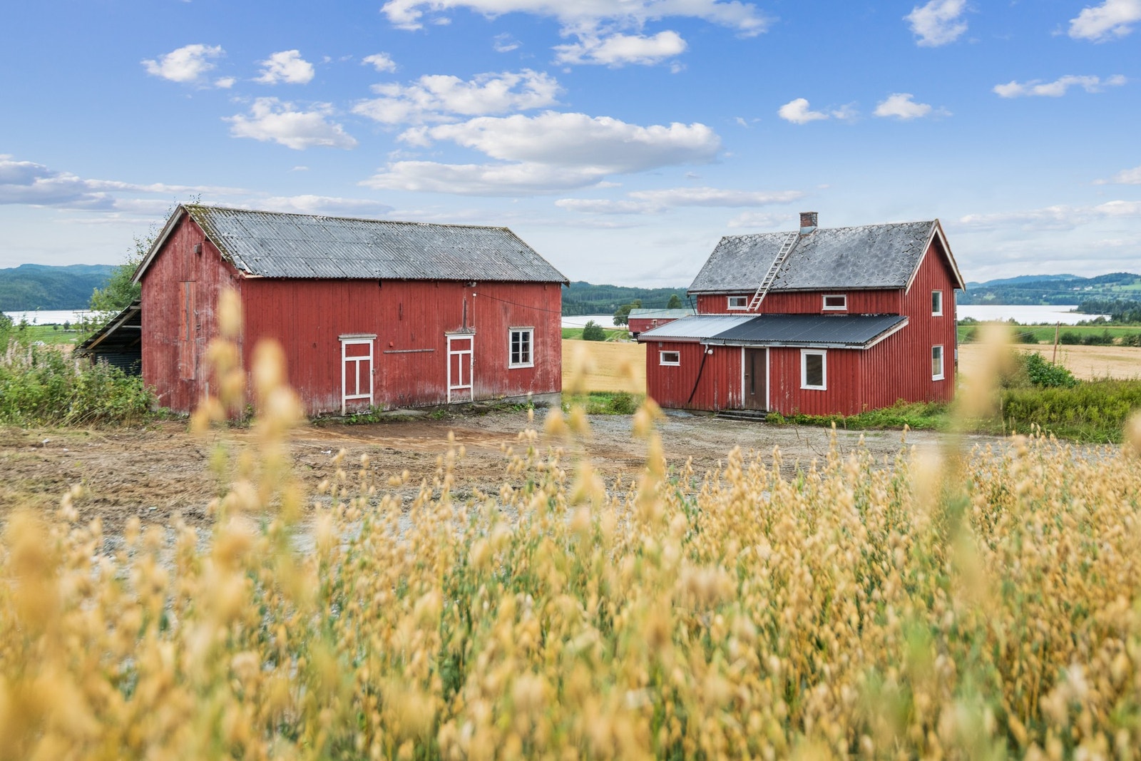 Renoverings-/rivningsobjekt og uthus med landlig beliggenhet. Galleribilde