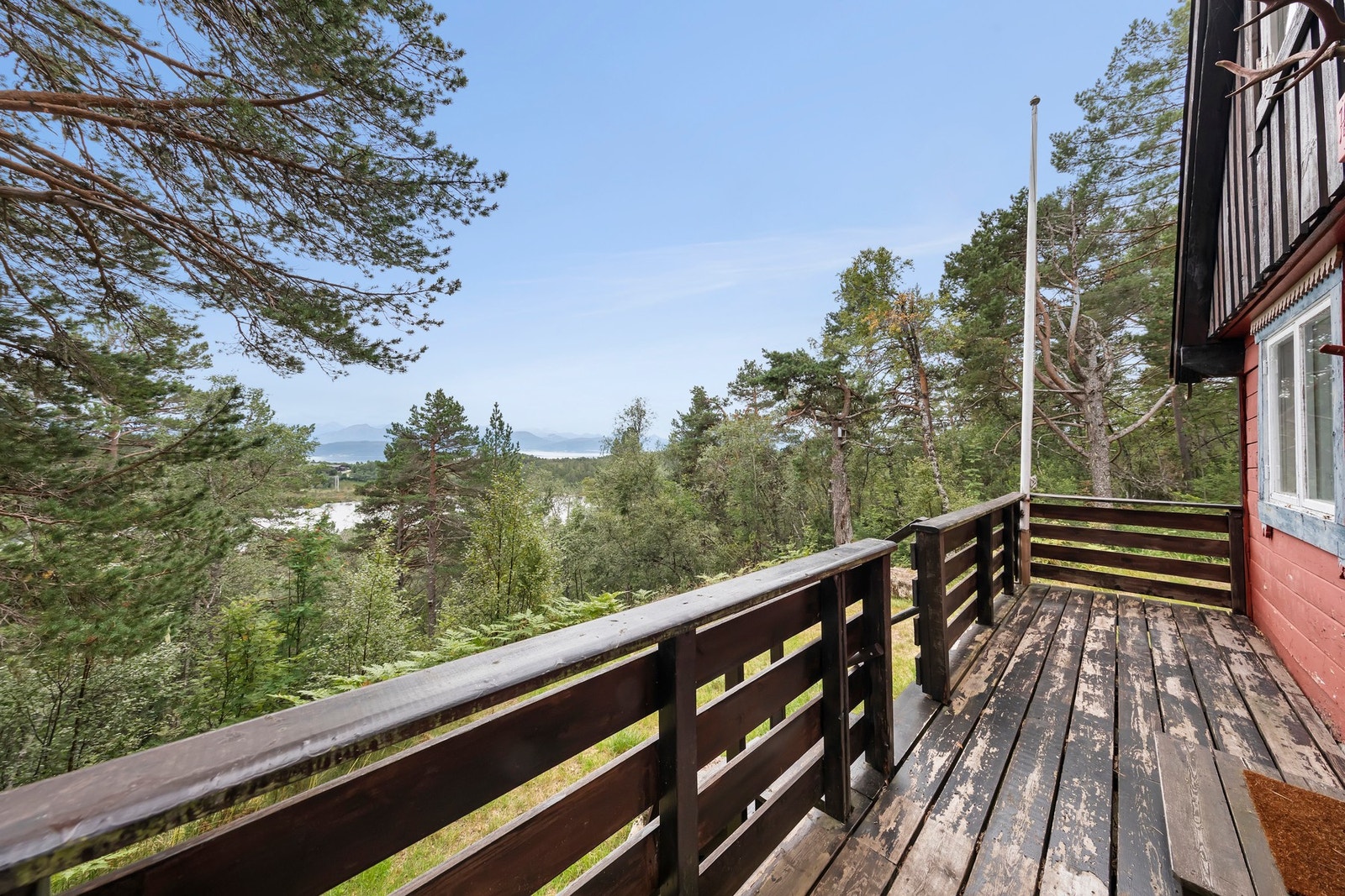 Sydvendt veranda Galleribilde