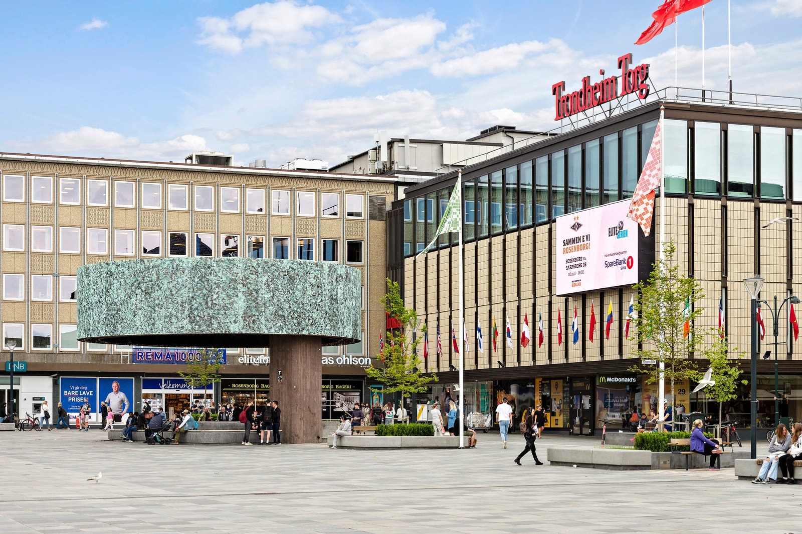 Kort vei til eksempelvis Trondheim torg. Galleribilde