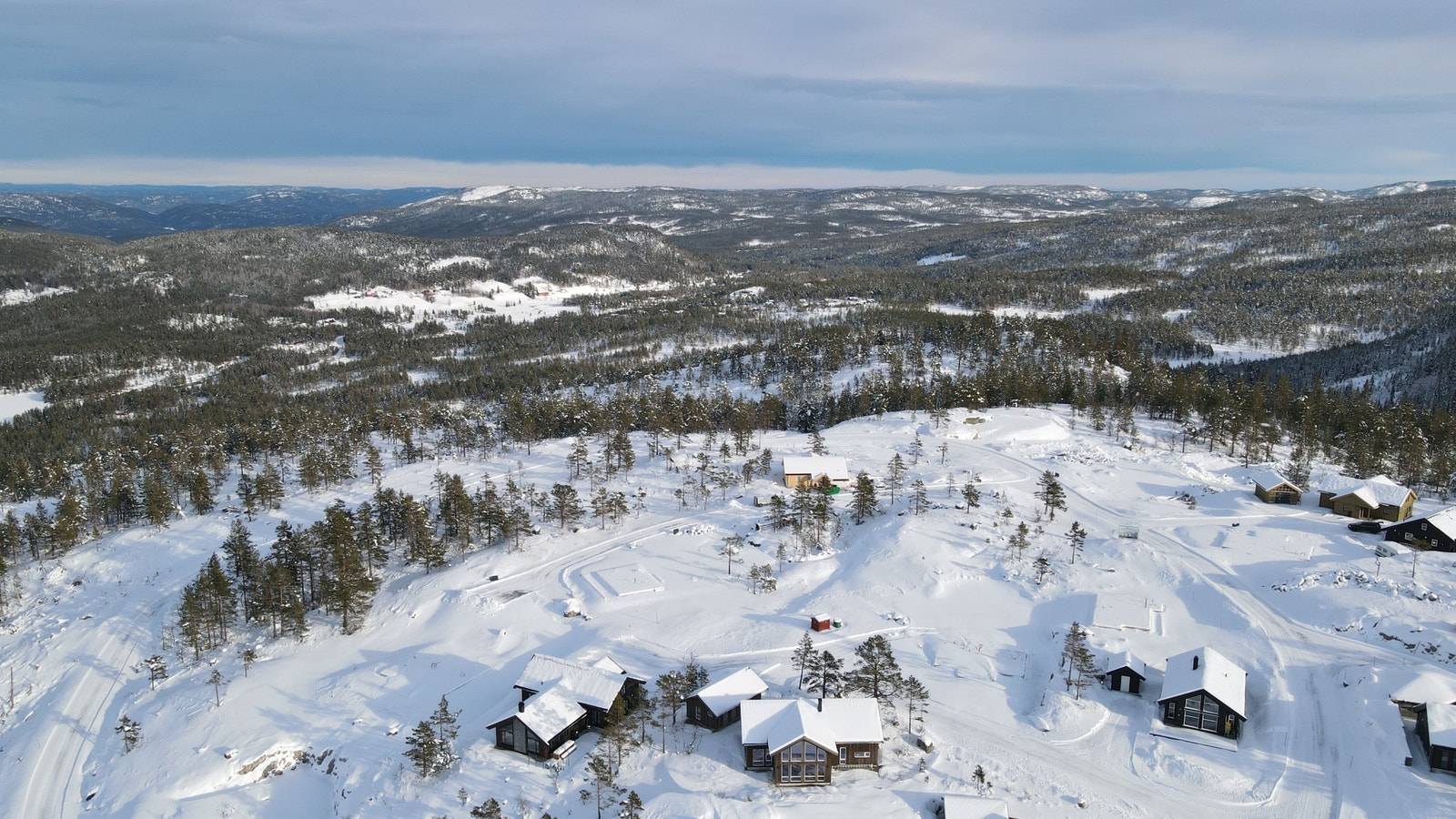 Den nyeste delen av Rytterspranget Terrasse. Solrike tomter med flott utsikt. Galleribilde