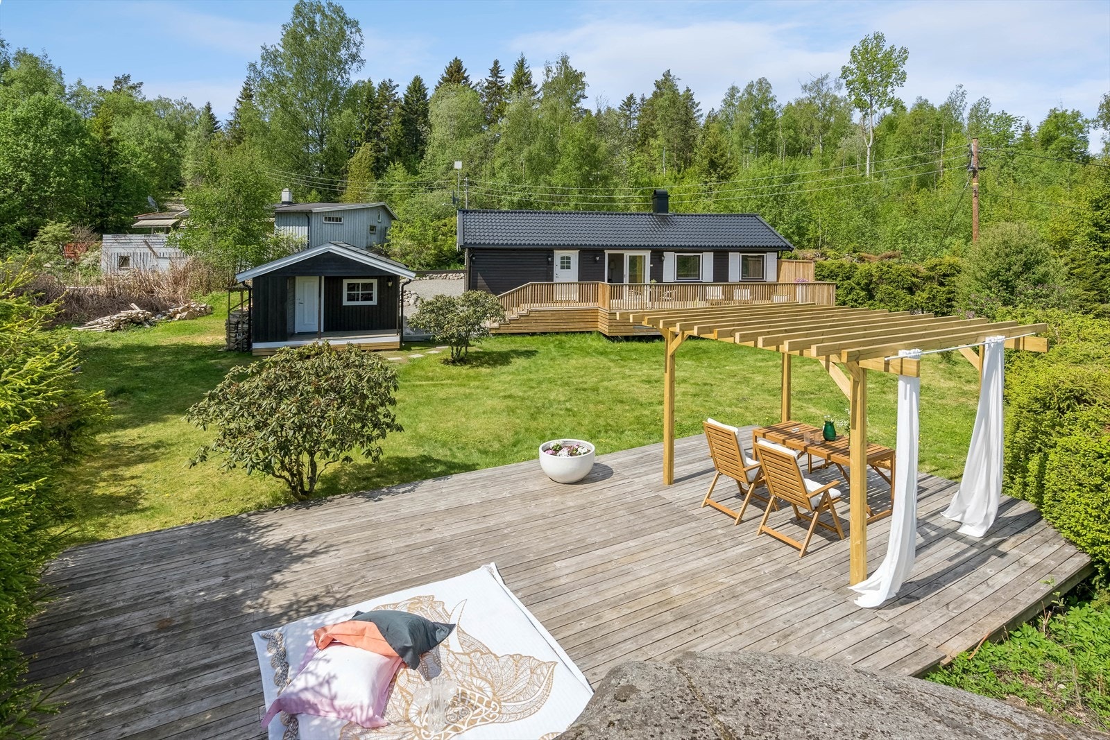 Flotte uteområder med gode solforhold Galleribilde