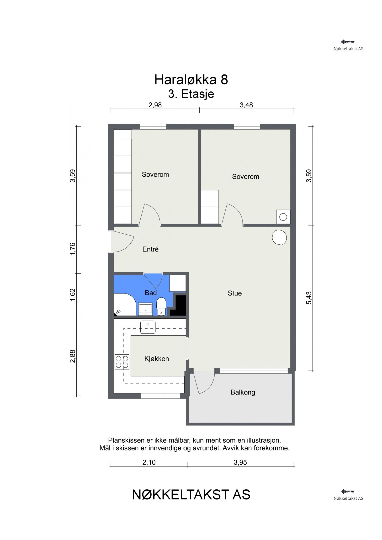 Plantegning Galleribilde