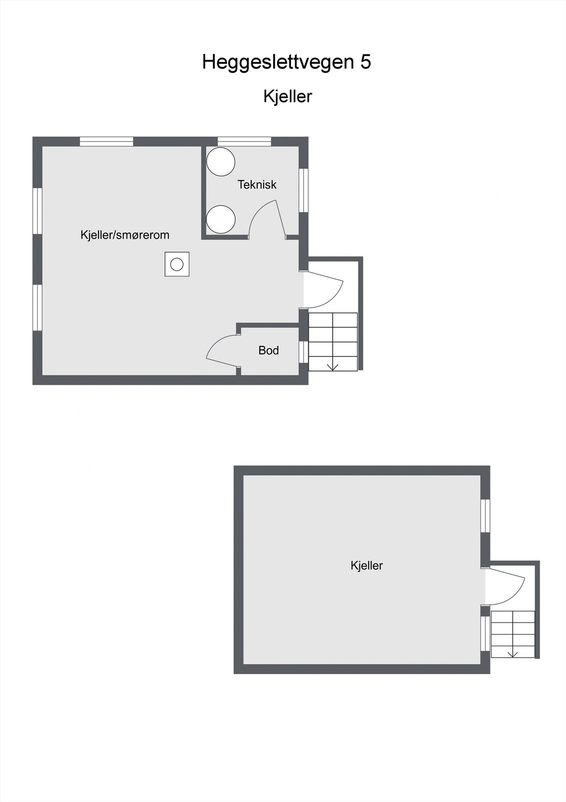 Plan kjeller Galleribilde
