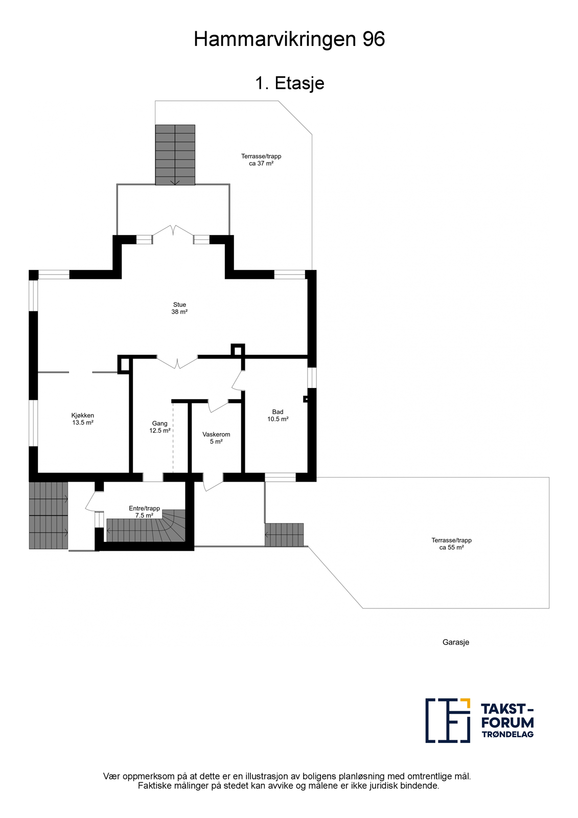 Planskisse - 1. etasje Galleribilde