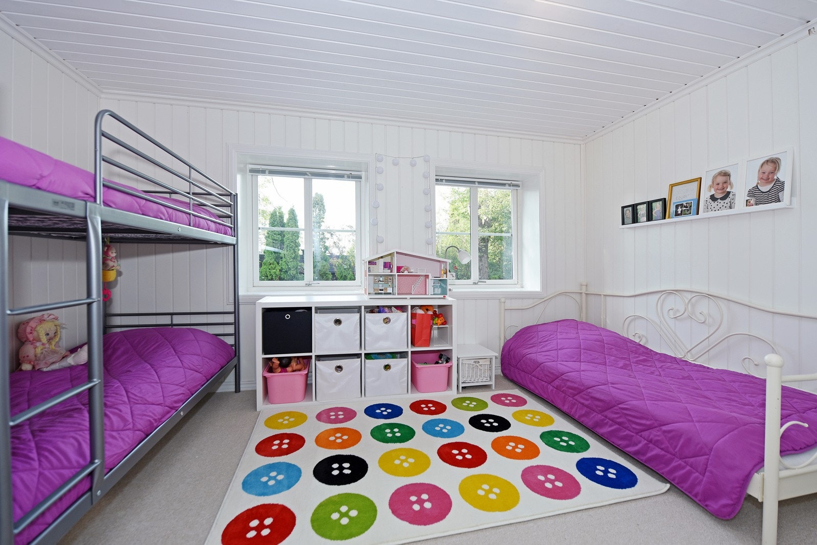 Leilighetsdelen i sidebygningen er på 84 m². Galleribilde