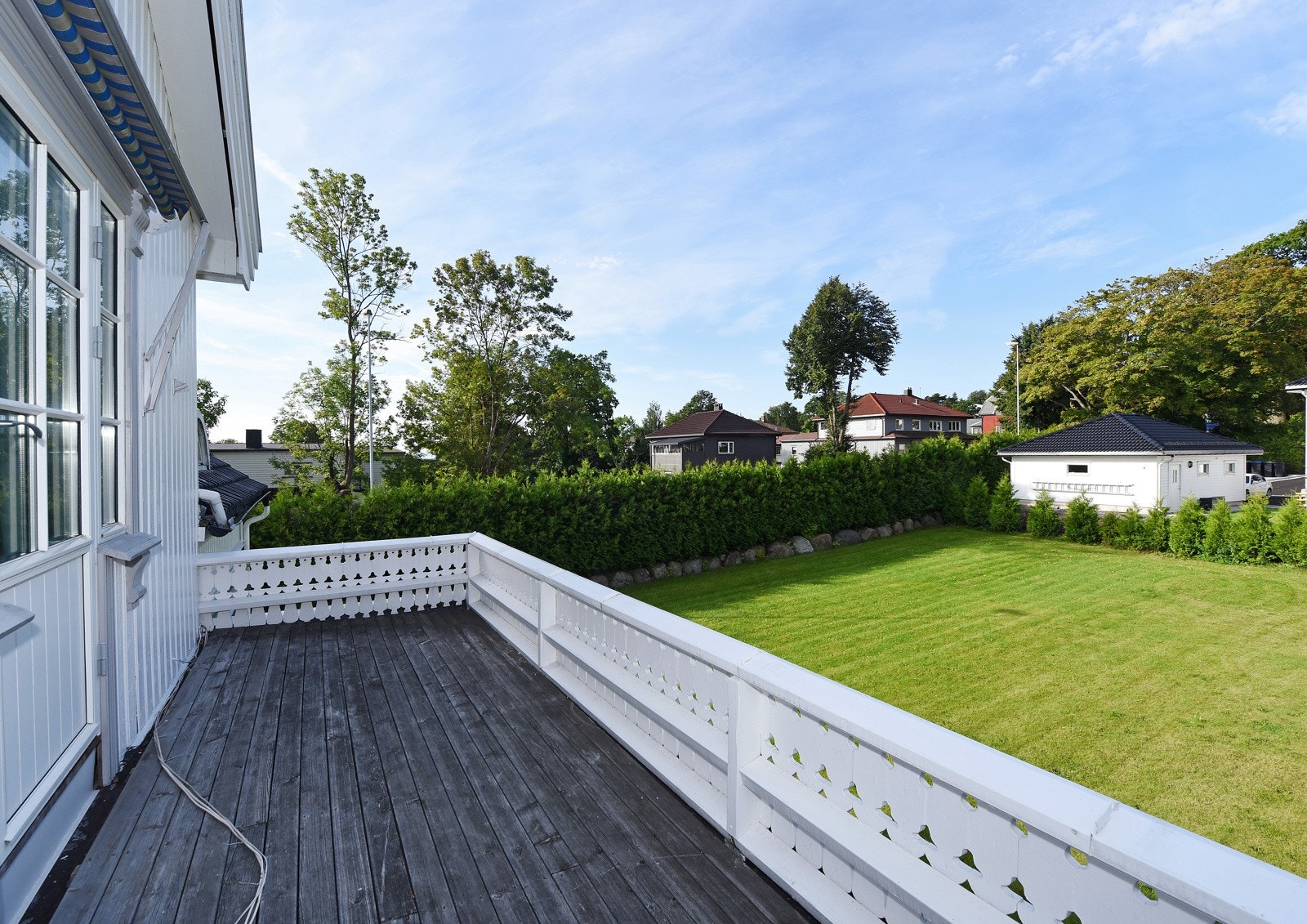 Balkongen fra hovedsoverommet. Galleribilde